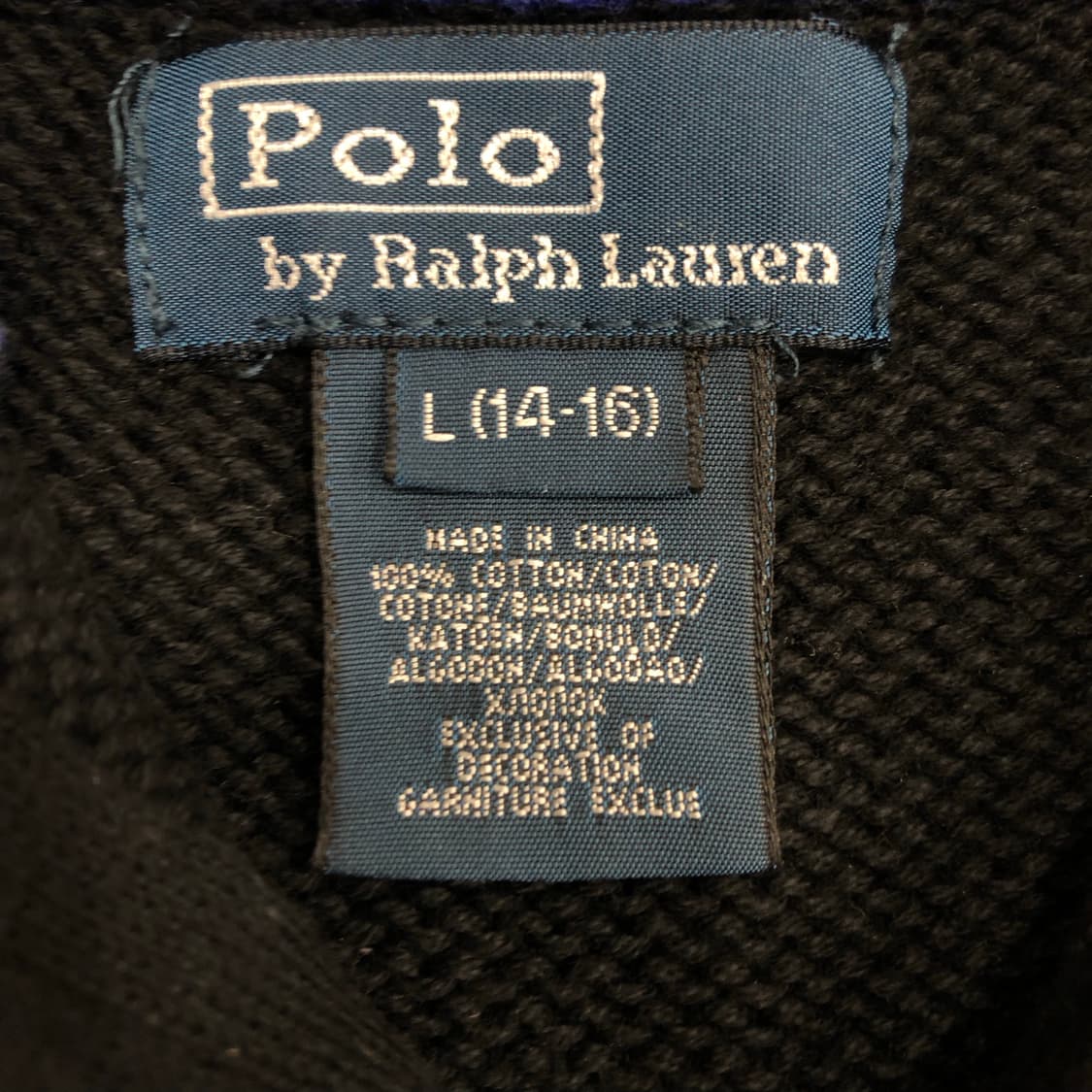 폴로 랄프로렌 걸즈 빅포니 하프집업 니트 상품이미지5