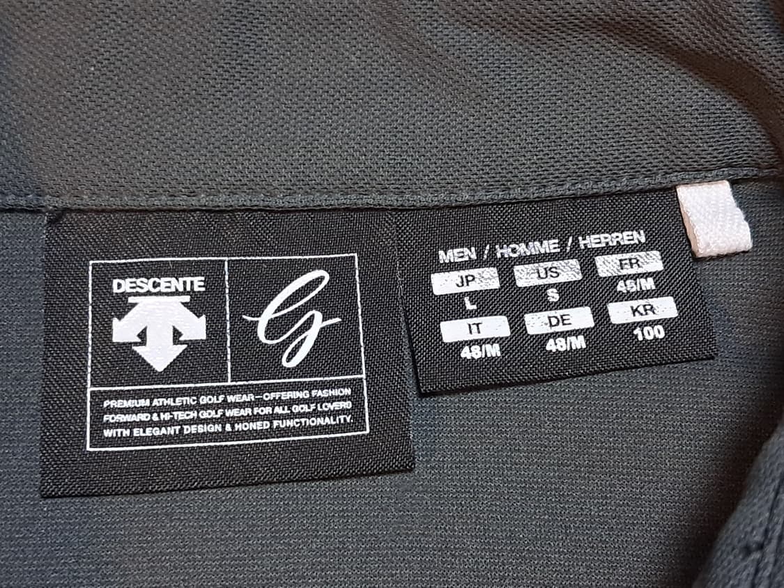 데상트 골프 반팔티 남성100  상품이미지6