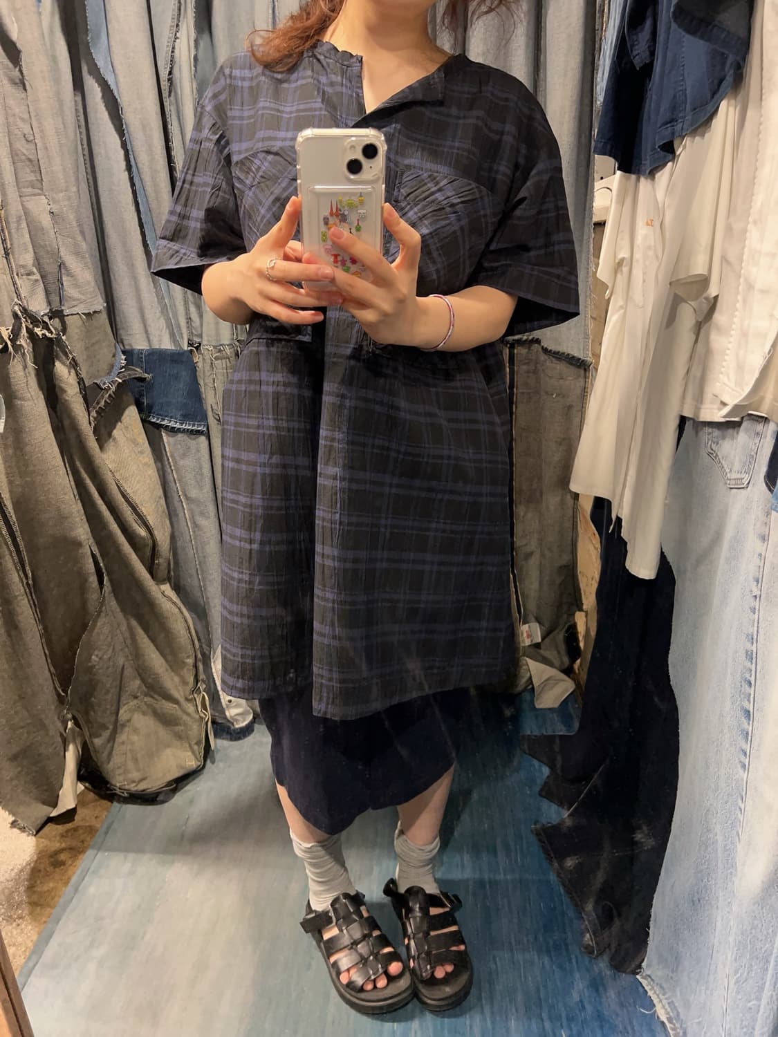 F ) Yohji Yamamoto Plaid Pocket Tunic 상품이미지2