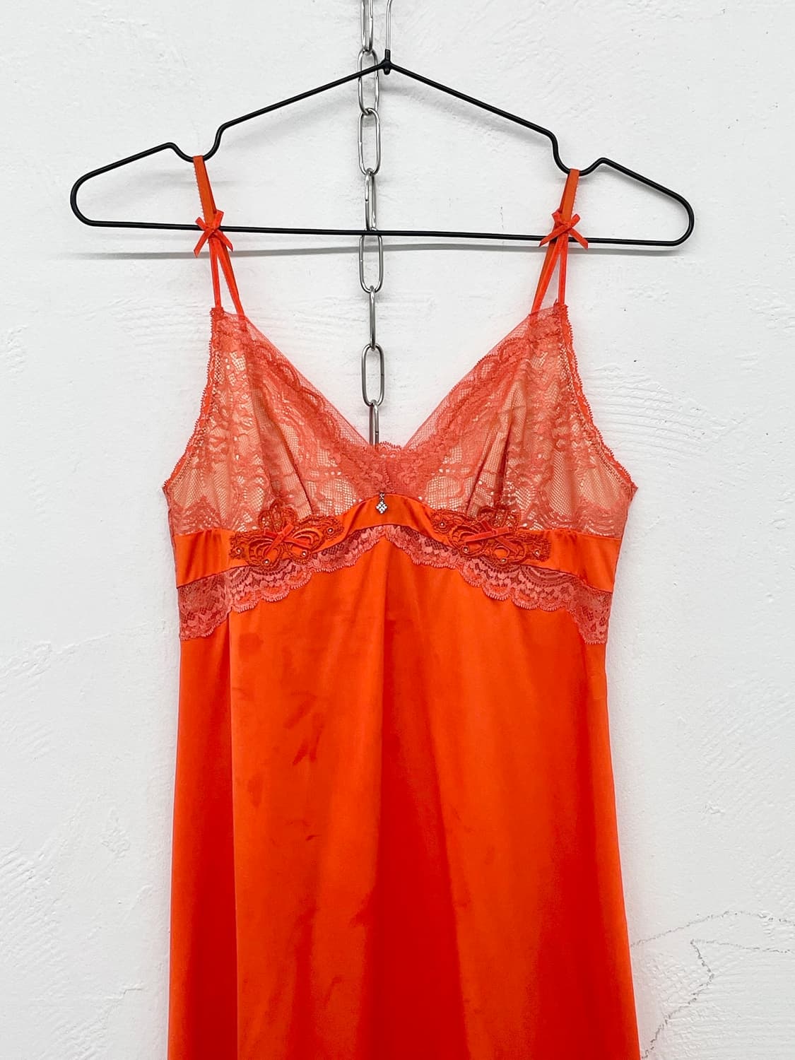 오렌지 리본 레이스 슬립 상품이미지5