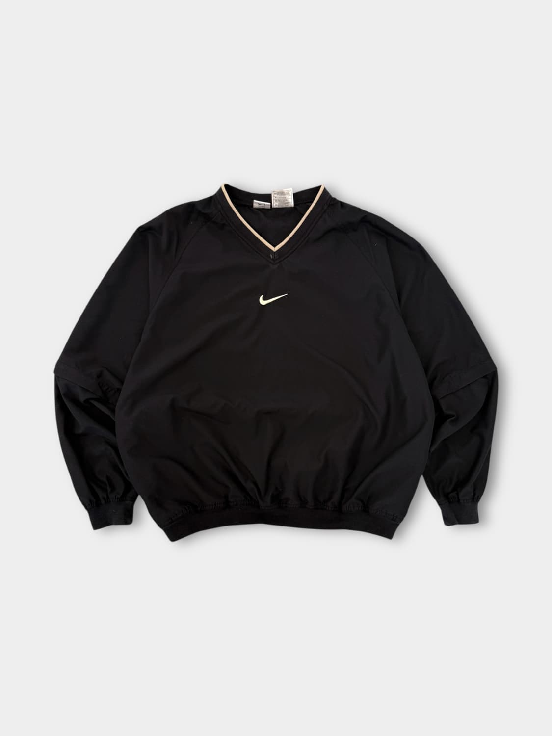 나이키 90's 오버핏 usa 투웨이 블랙 폴리쉘 웜업 자켓 상품이미지1