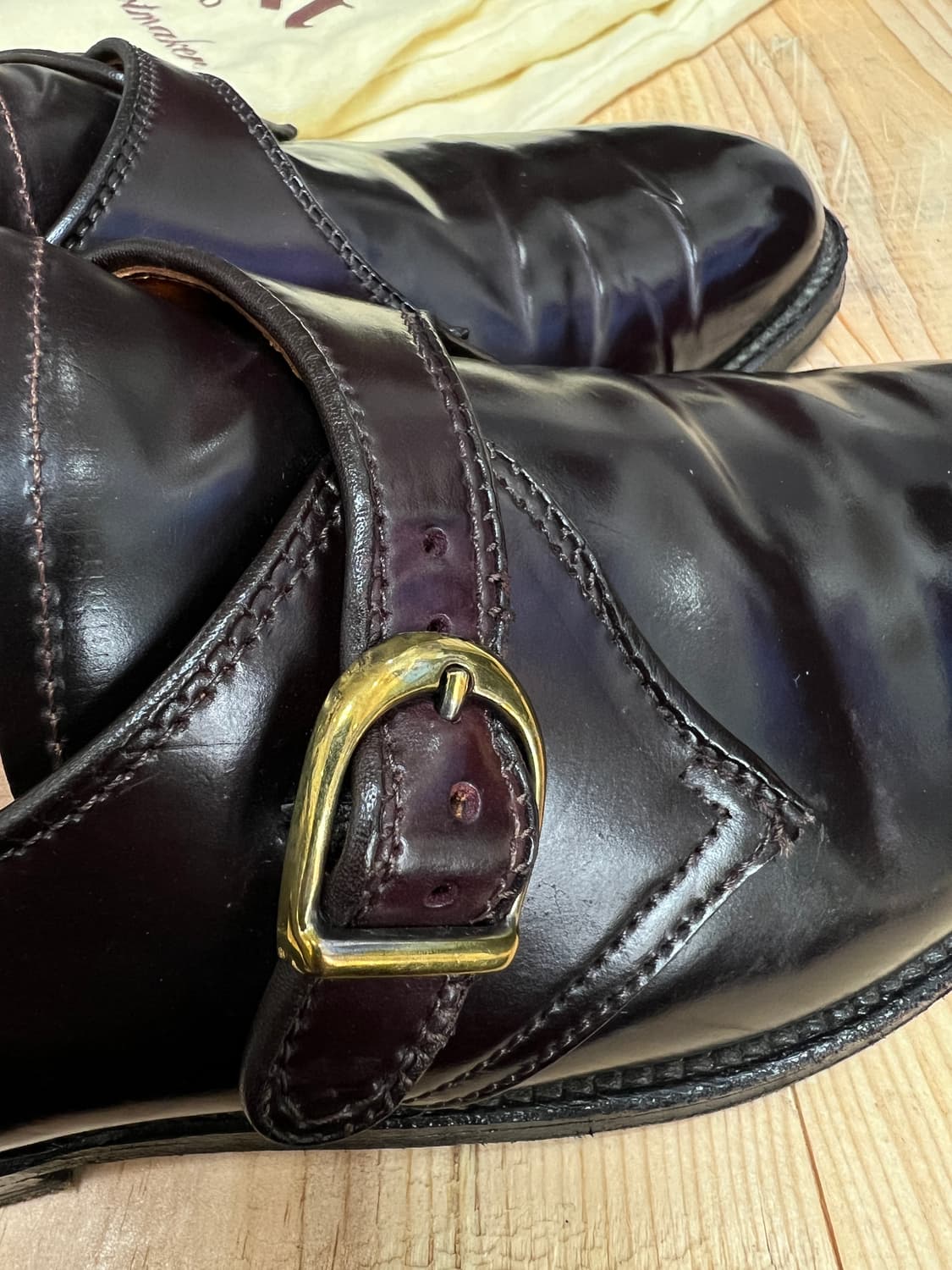 Alden 알든 코도반 954 7 C/E 싱글몽크  상품이미지4