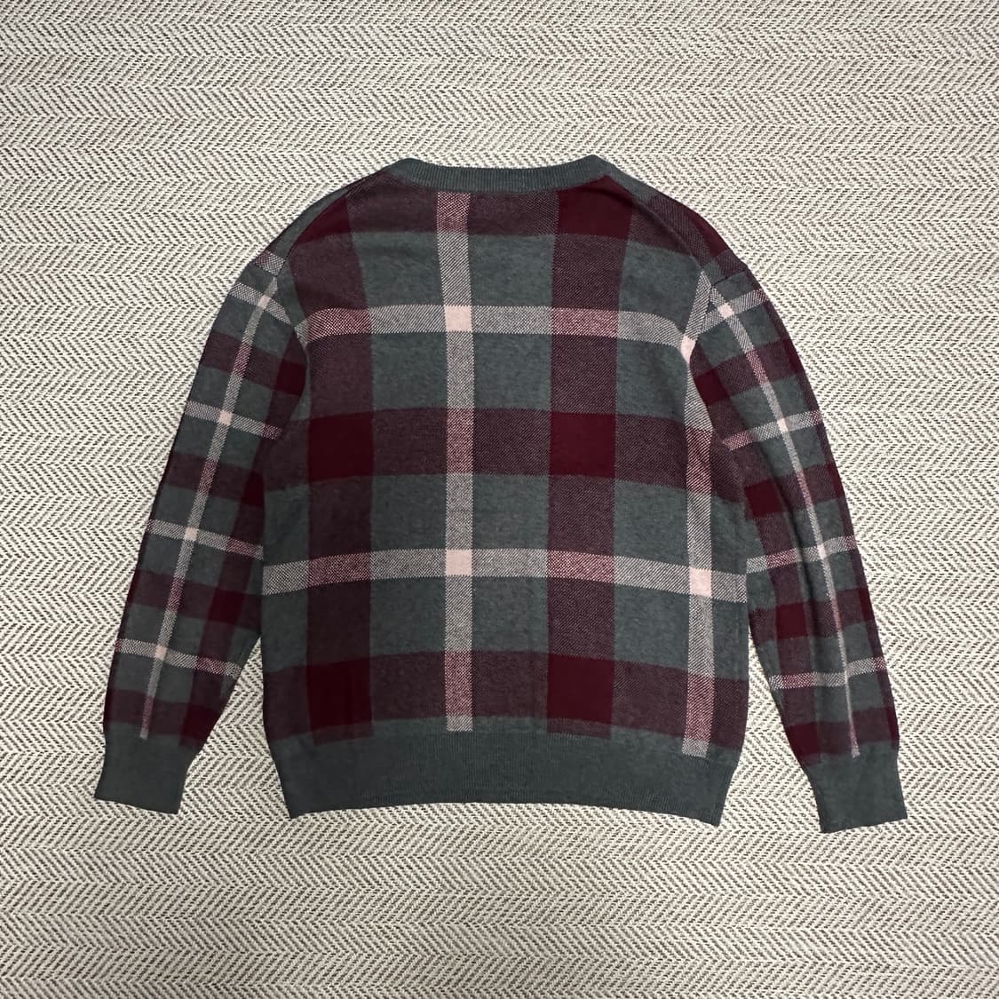 SHIPS check pattern knit 상품이미지2