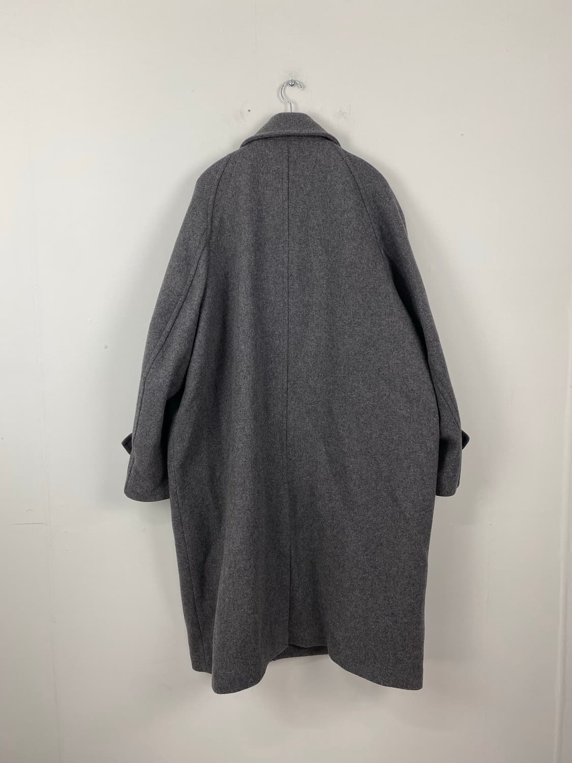 AECA 에이카 발마칸 울 오버사이즈 코트 그레이 XL 상품이미지2
