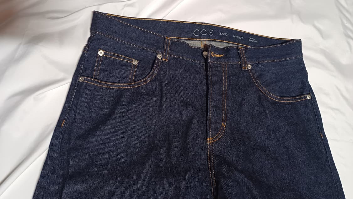 [새제품]32 COS 셀비지 데님팬츠 청바지 생지 스트레이트핏 코스 상품이미지2