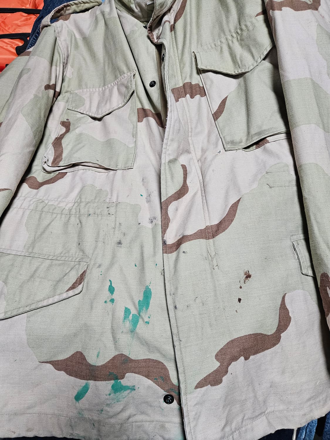 90s usa army m65 필드자켓 L/R 오리지널 og 상품이미지3