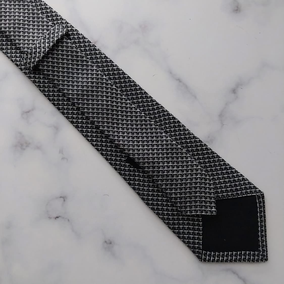 질 스튜어트 실크 텍스처 패턴 슬림 넥타이 7.7cm A+등급 K1443 상품이미지10