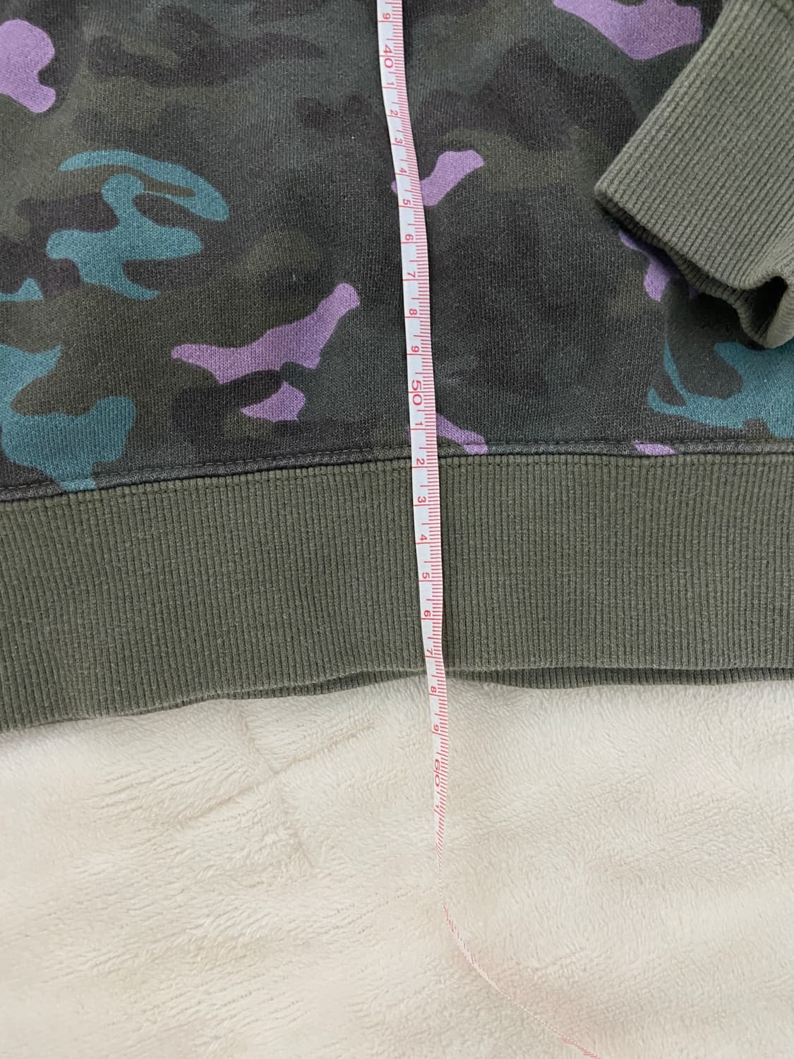 빈티지 반스 카모 맨투맨 vans 상품이미지4