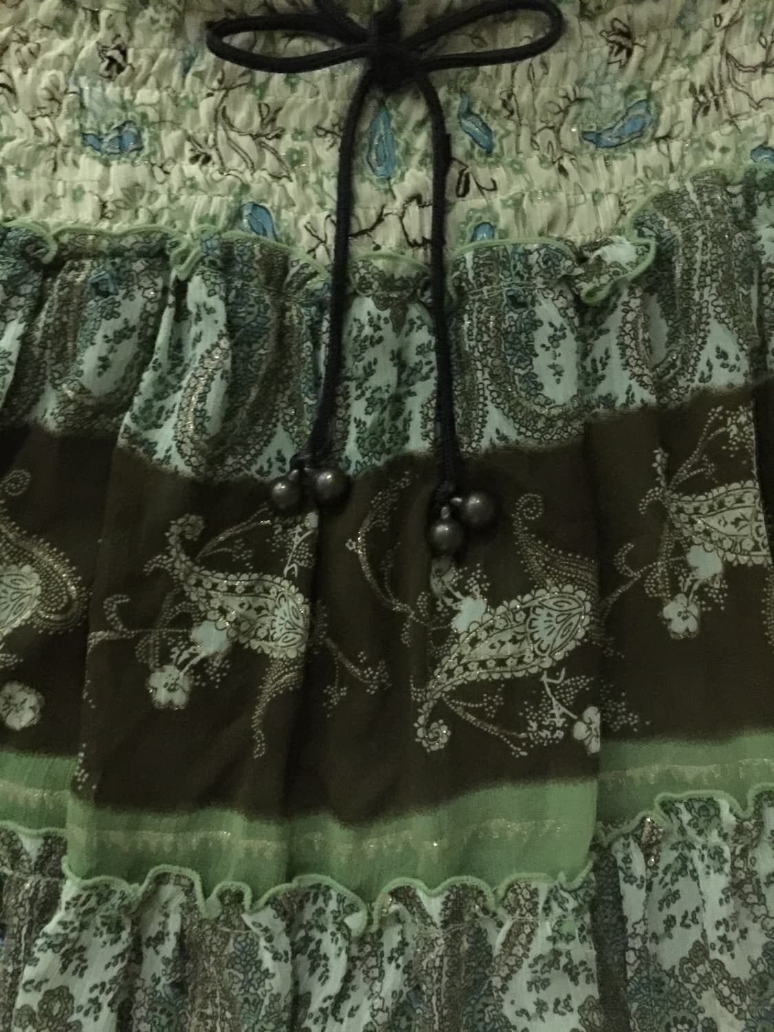 Green patch skirt 상품이미지3