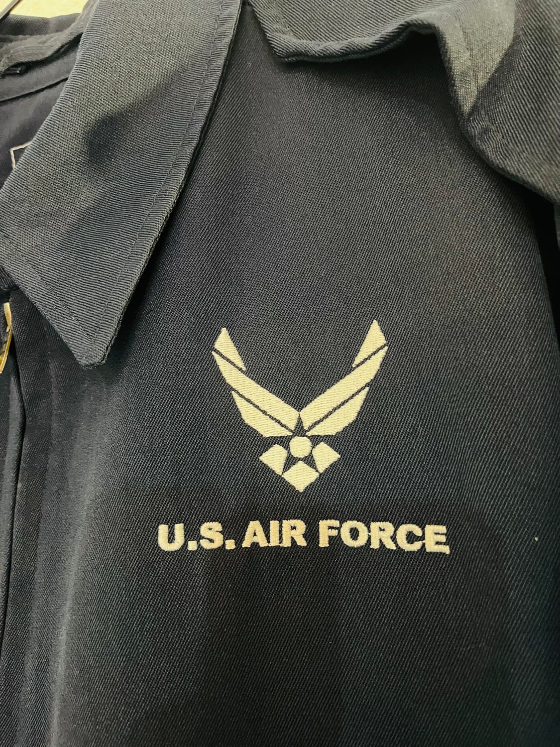 90-00’s USAF 로고 유틸리티 블루종 자켓 상품이미지2