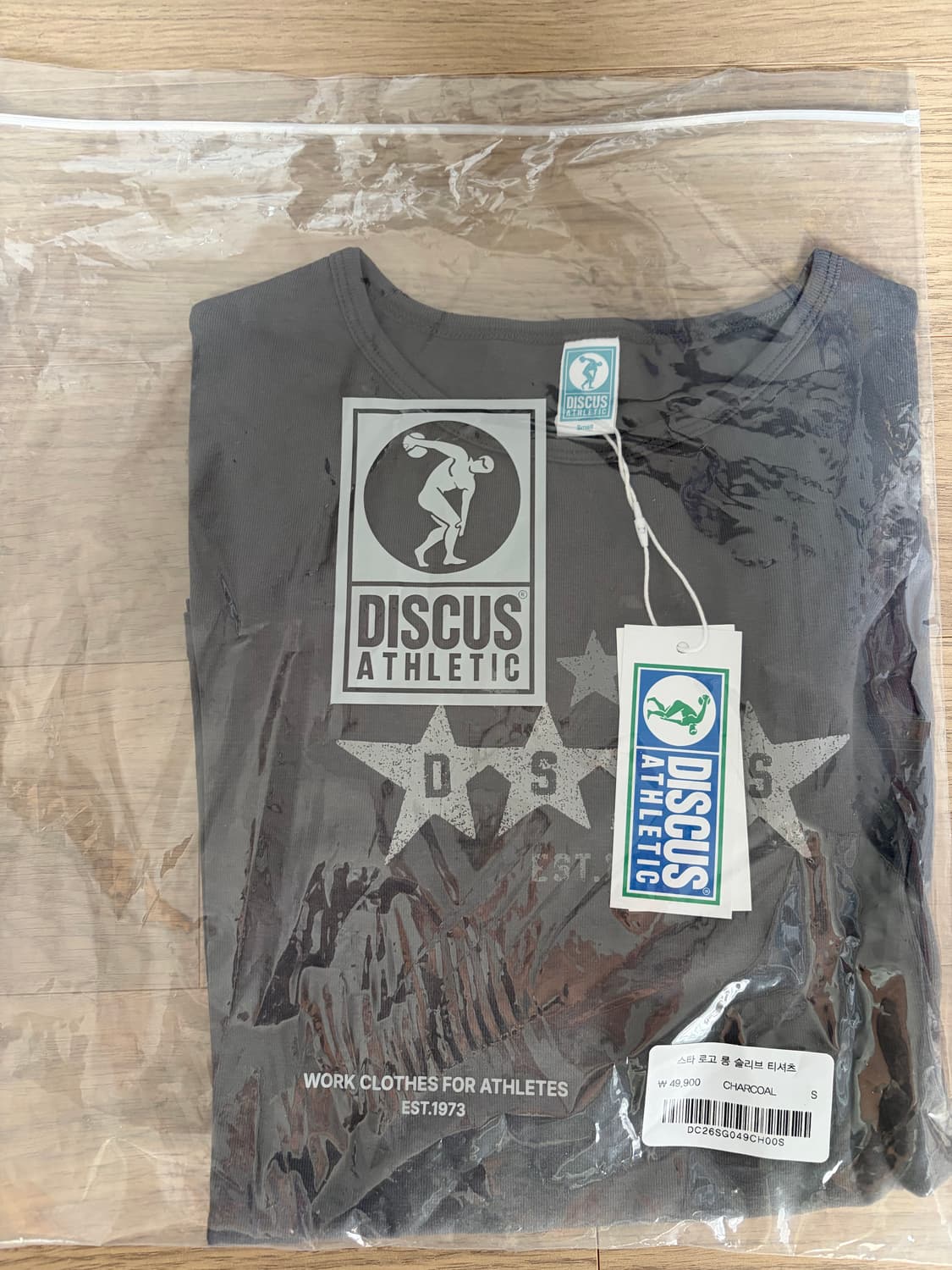 디스커스애슬레틱 우먼즈 스타 로고 롱 슬리브 티셔츠 상품이미지2