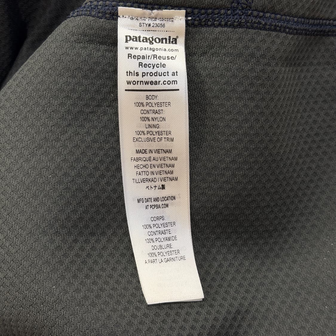 파타고니아 클래식 레트로X 후리스 자켓 뉴 네이비 왁스 레드 L 상품이미지6