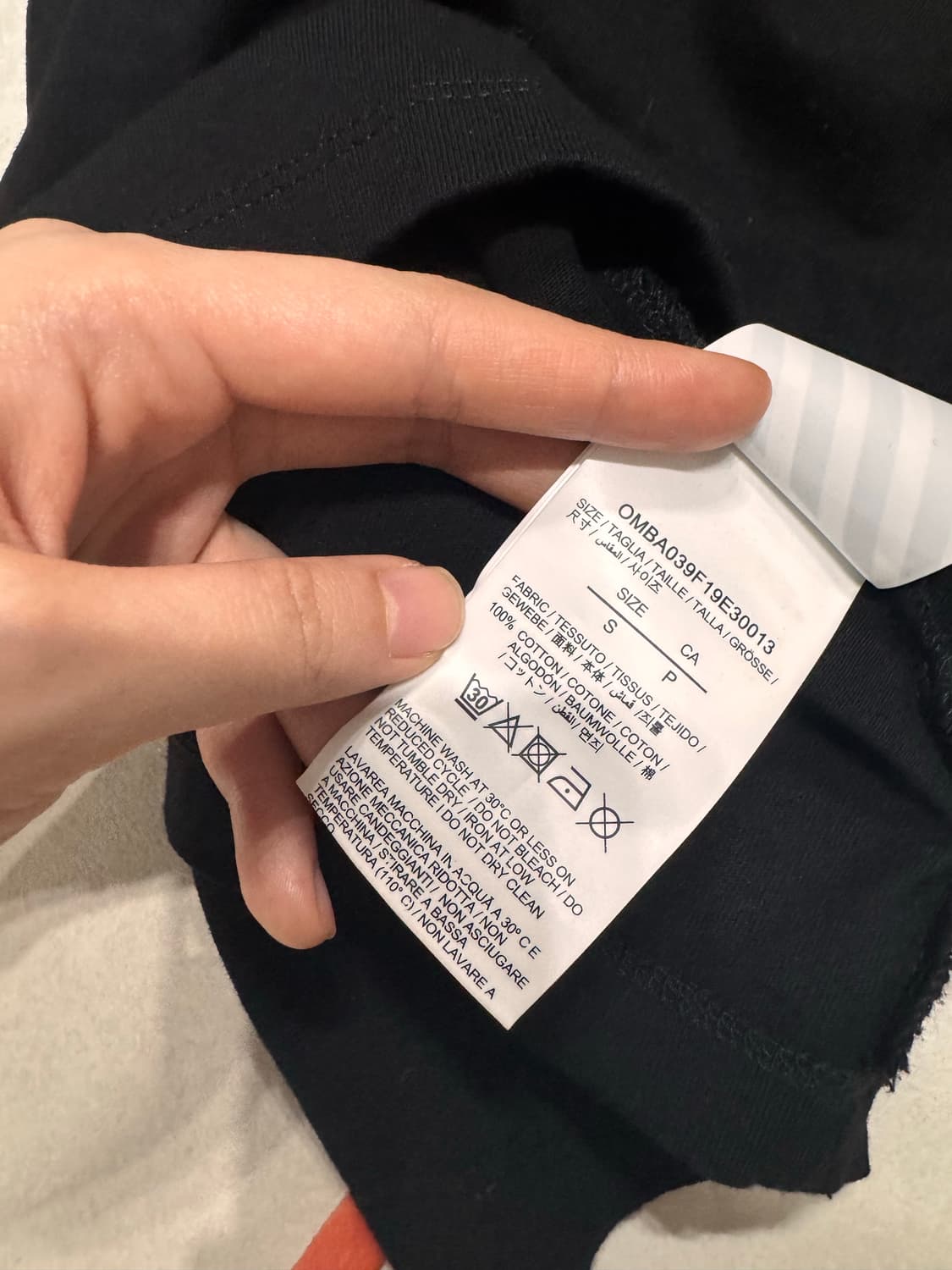 오프화이트 에로우 후드티 S 상품이미지6