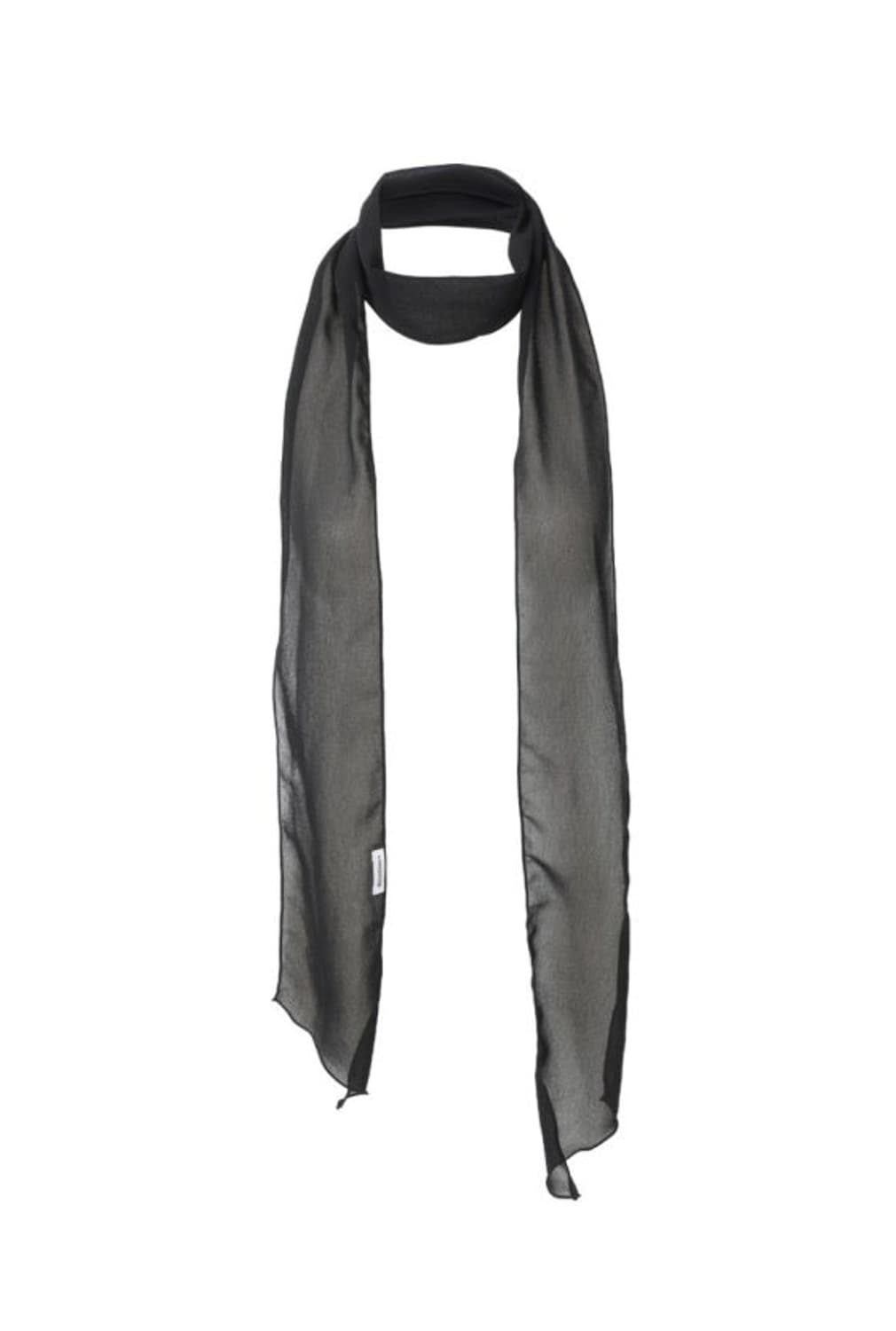 쓰리타임즈 쉬폰 머플러 블랙 구해요 상품이미지1