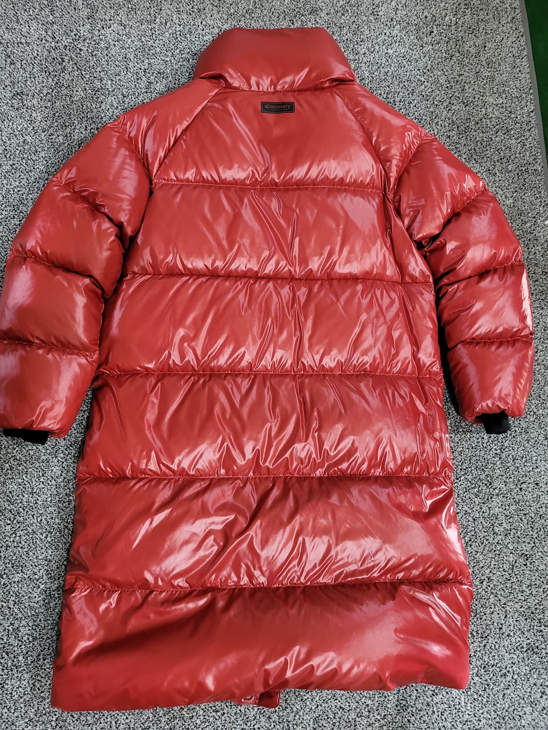 디스커버리 다홍색(Coral) 롱 패딩 상품이미지10