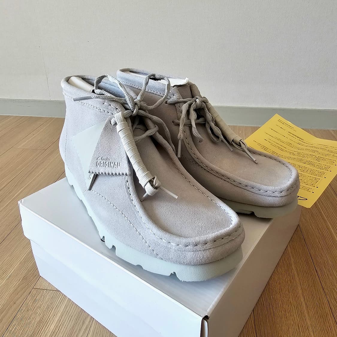 280 새제품) 클락스 x 파프 PAF 왈라비BT 그레이 블루 상품이미지2