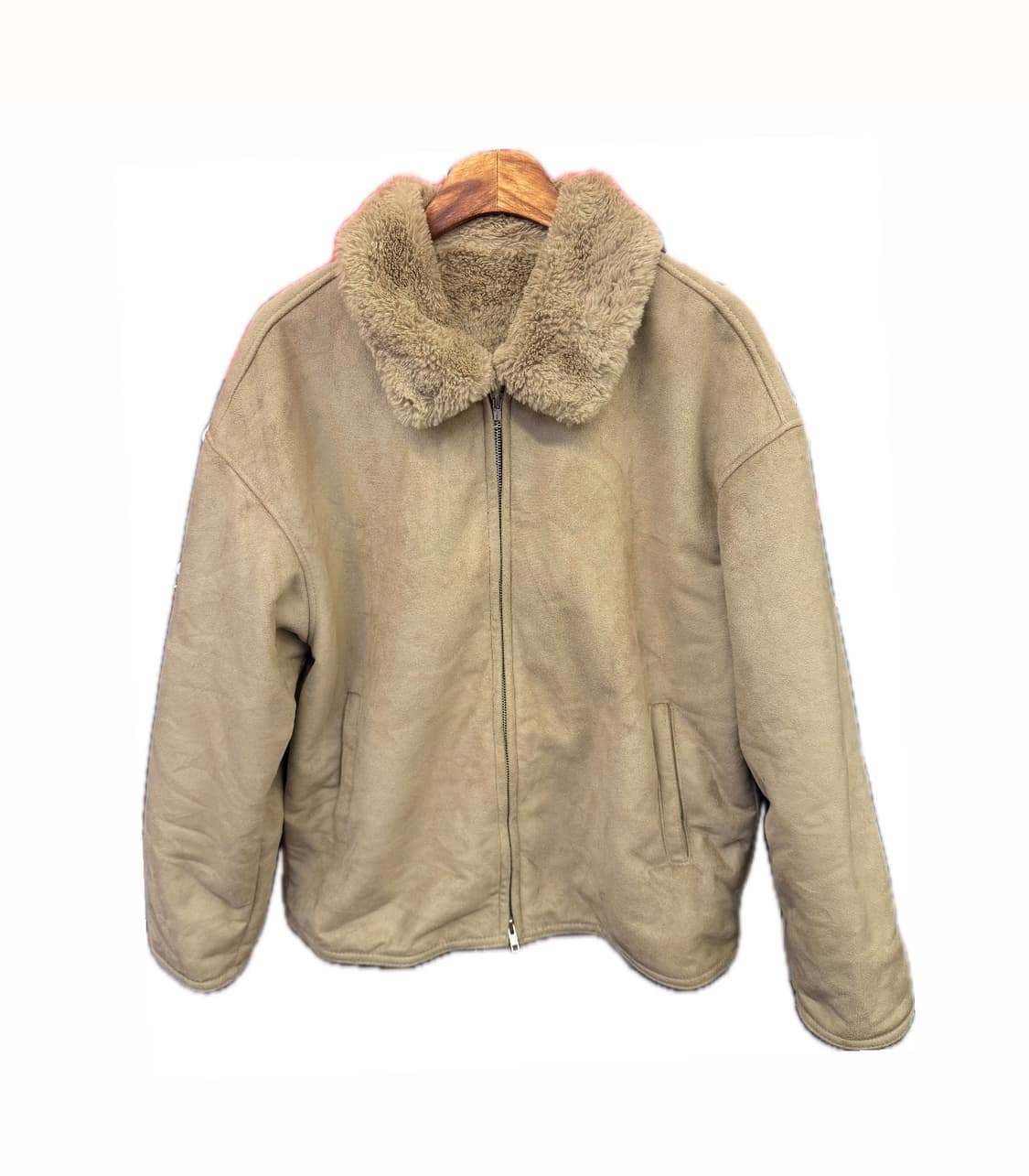 Doff Jason  베이지 퍼자켓 L 상품이미지1