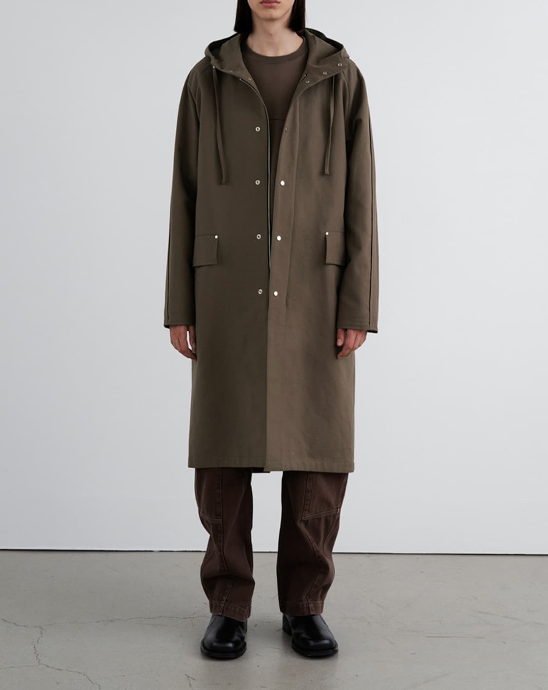 새상품(L)인사일런스 3M 신슐레이트 오버사이즈 후드 파카 브라운 상품이미지2