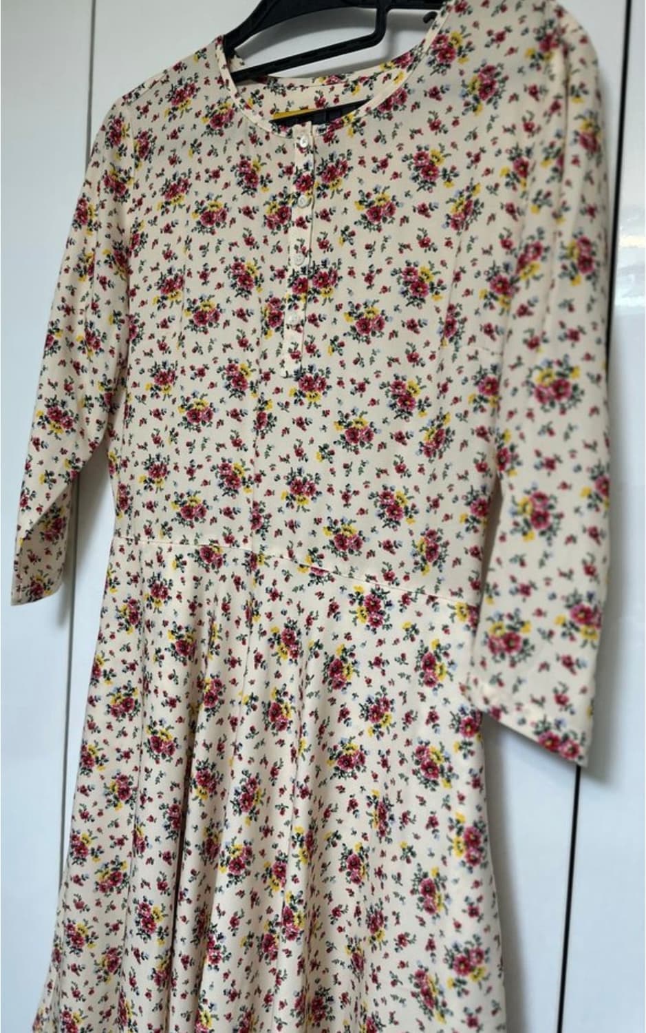 캘빈클라인 플라워 패턴 칠부 원피스  상품이미지5