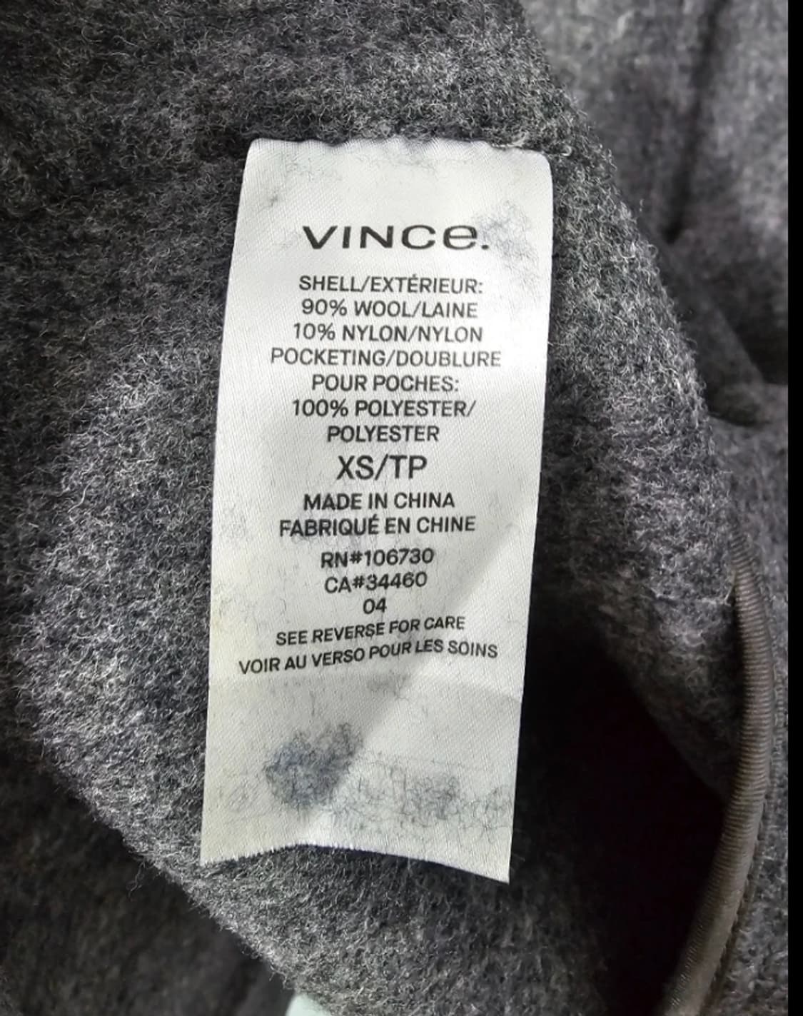 한섬 빈스 Vince 롱 코트 ~FREE 상품이미지8