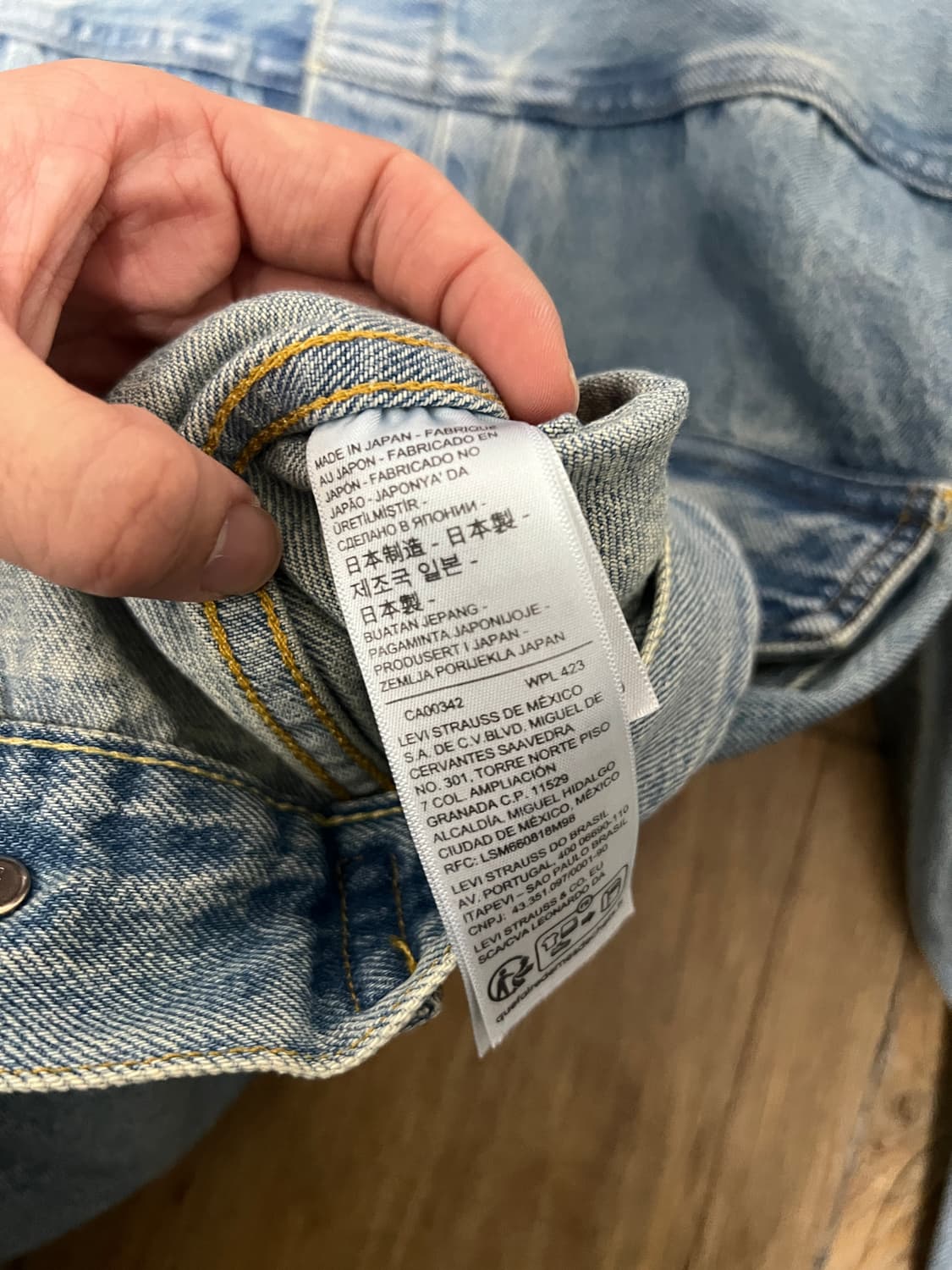 택포29) LVC 1953 타입2 할리퀸 38사이즈 2세대 셀비지 자켓 상품이미지5