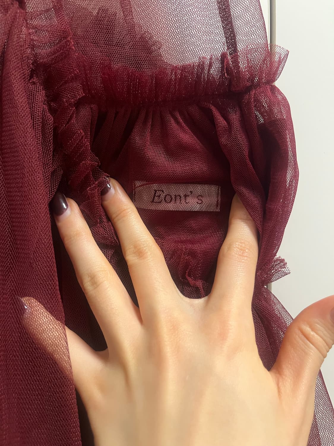 에옹쓰 샤샤 2021 버건디 상품이미지4