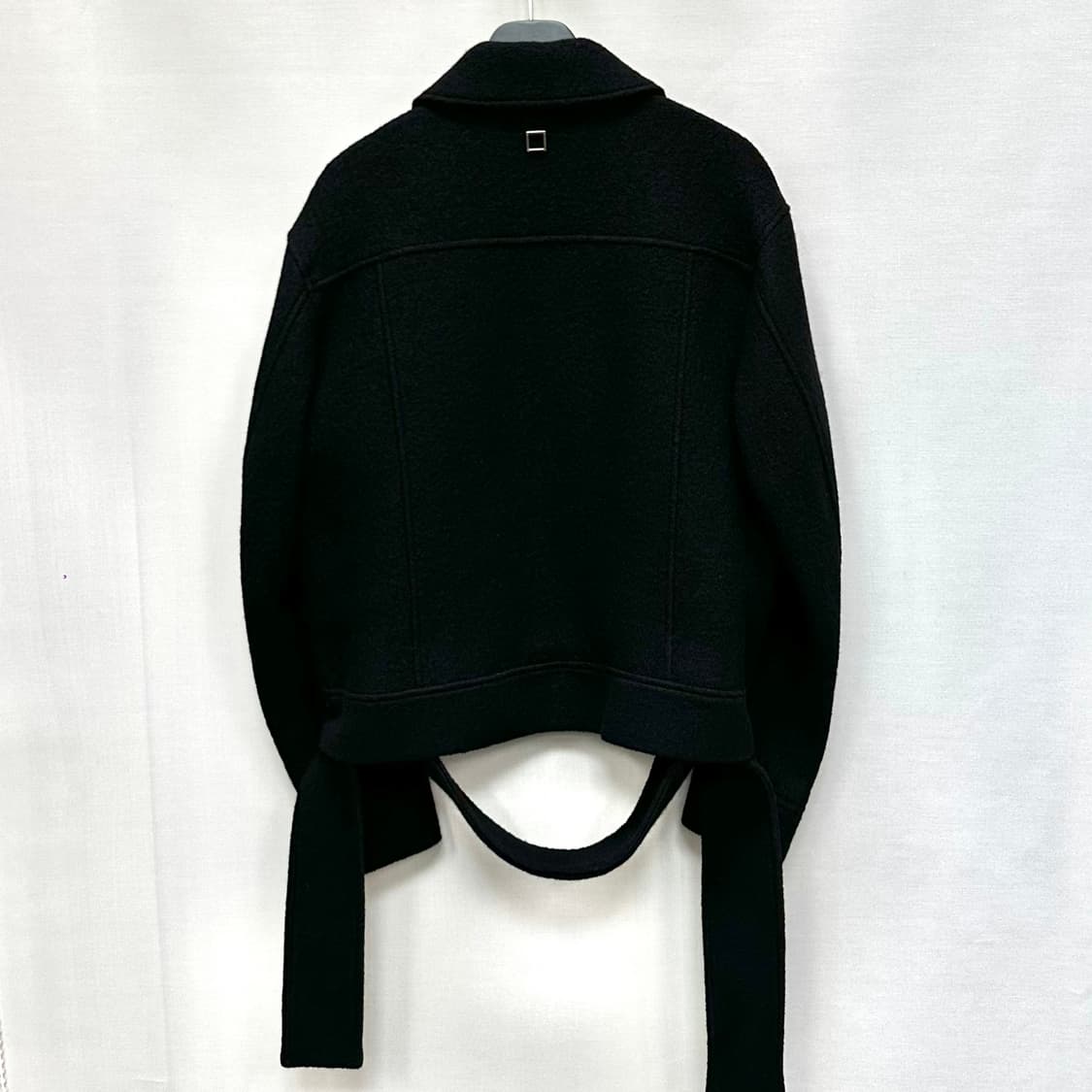 우영미 벨티드 블루종 울 자켓 ( 100~105 ) 상품이미지4