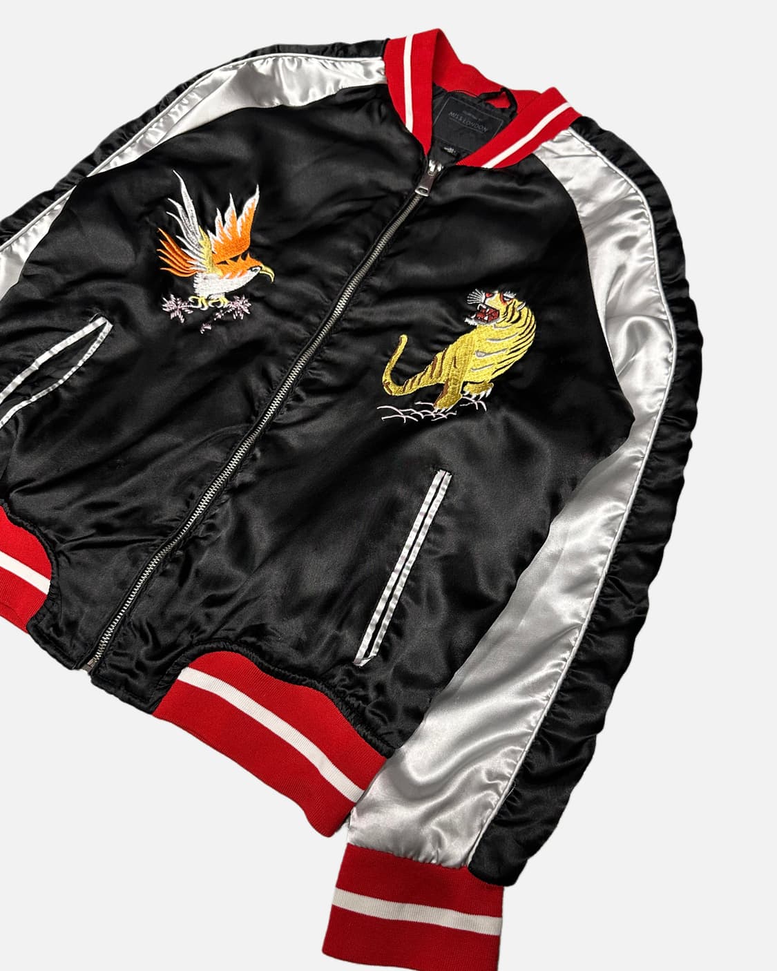 tiger bird embroidery sukajan 상품이미지3