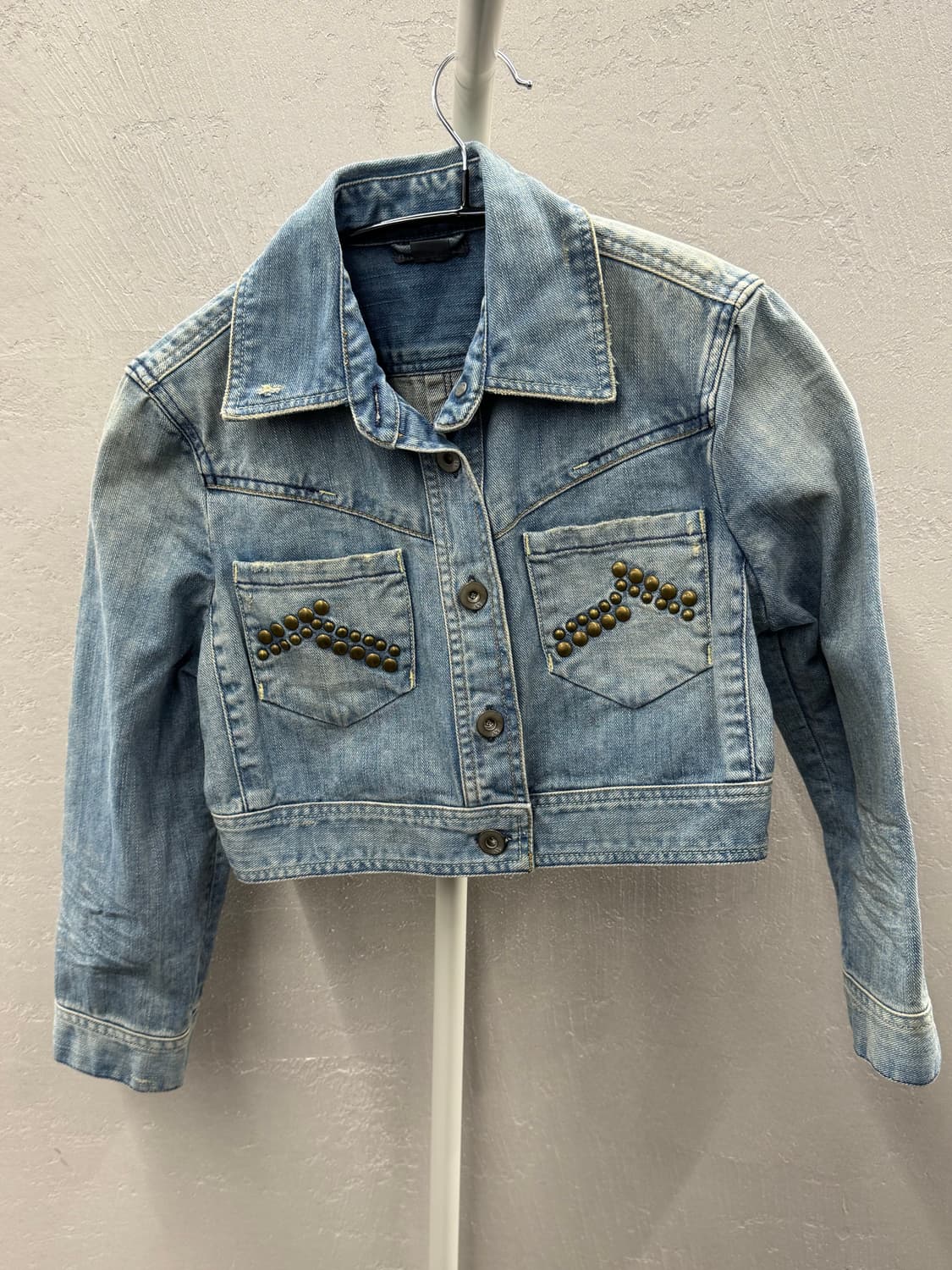 Armani Exchange 크롭 데님 자켓 S 상품이미지2