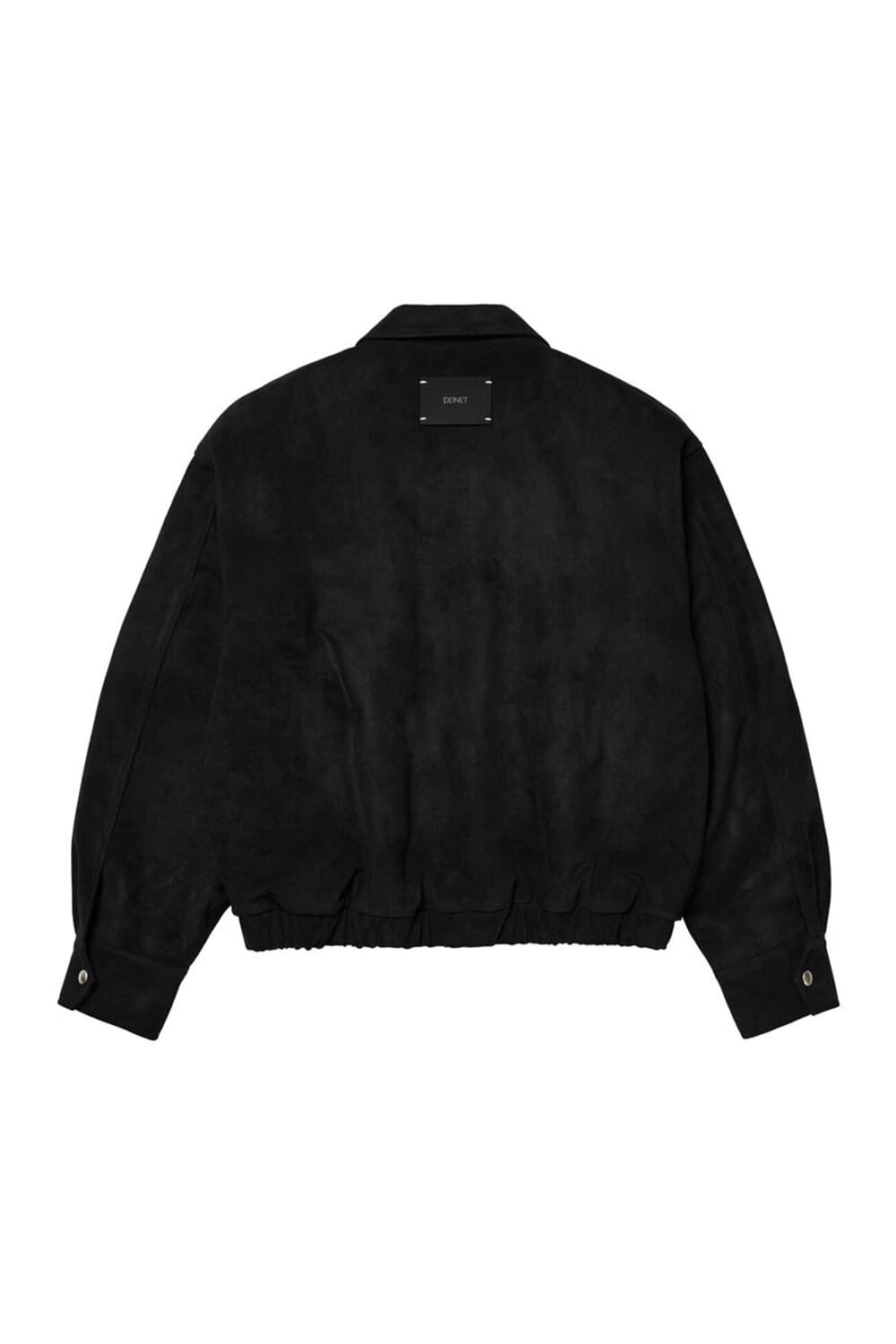 다이닛 스웨이드 봄버 점퍼 블랙 상품이미지5