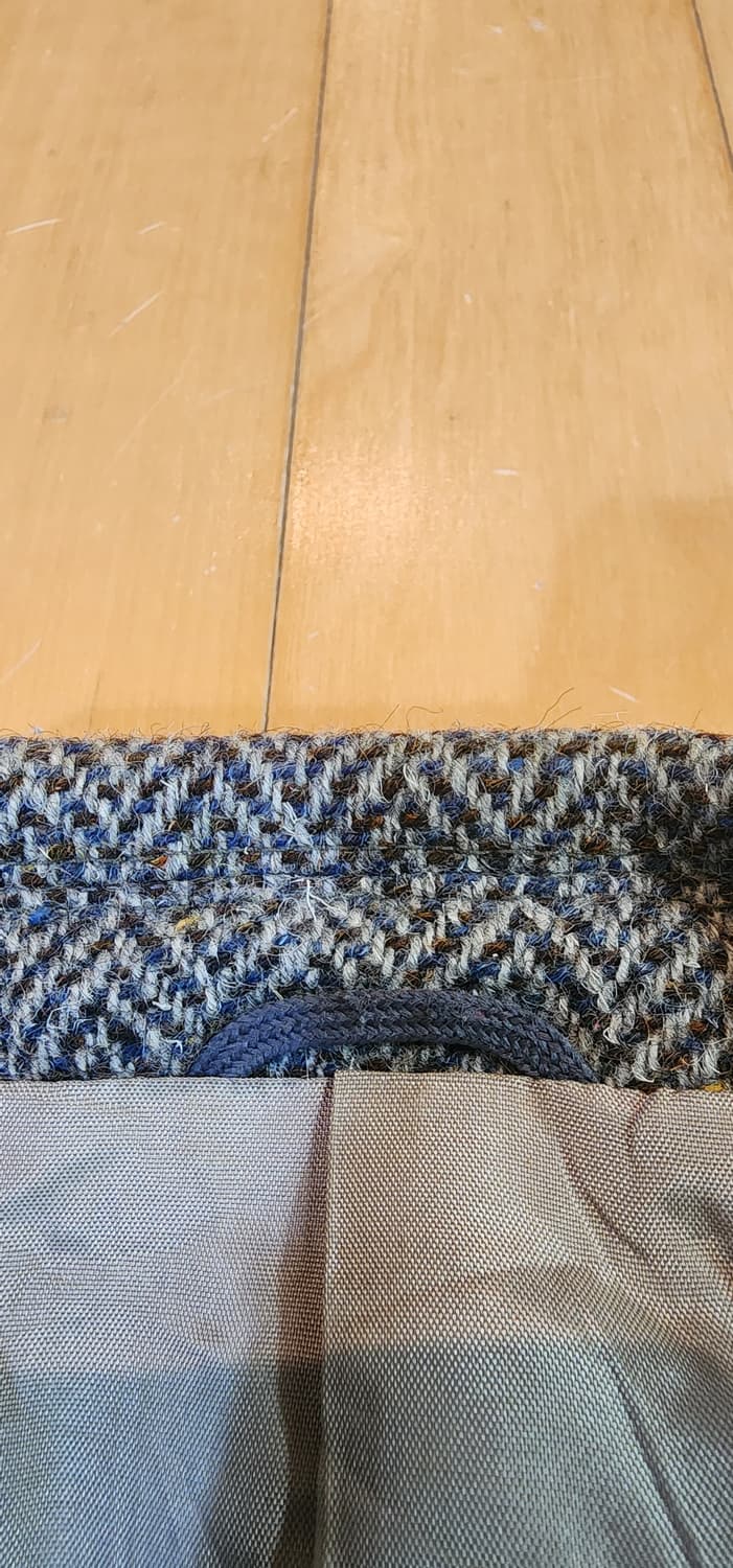 그레이 헤링본 트위드자켓 L 상품이미지6