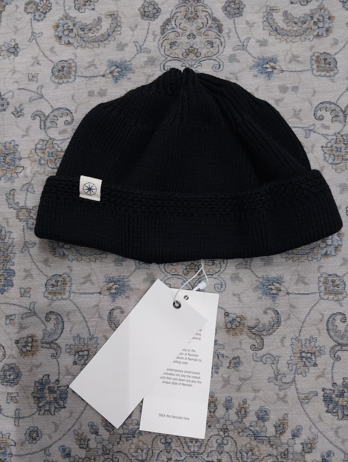 (새상품) 라모랭 숏비니 stick 버젼 블랙 1사이즈 상품이미지1