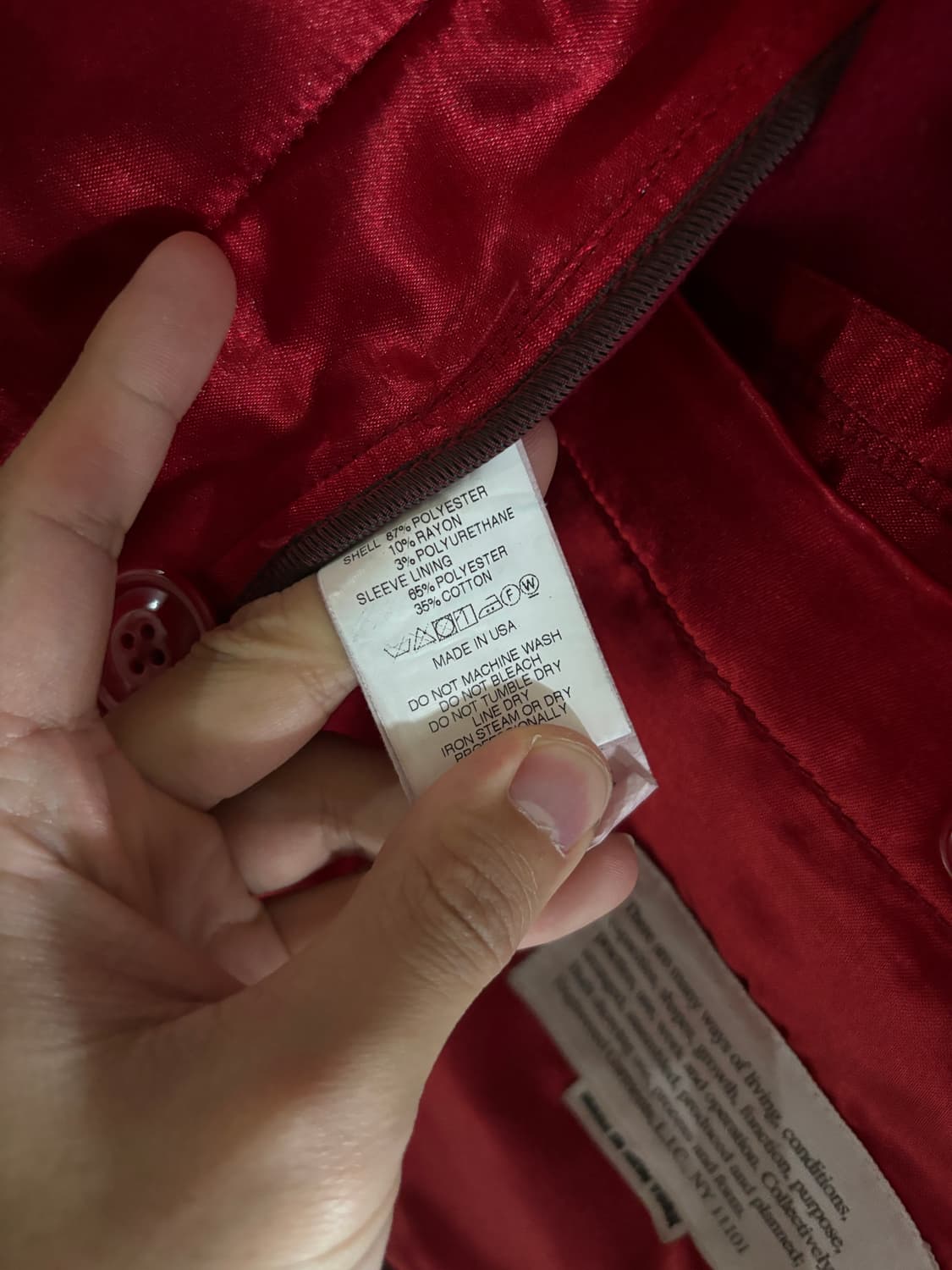 Engineered garments 엔가 페이크 울 자켓 S 상품이미지5