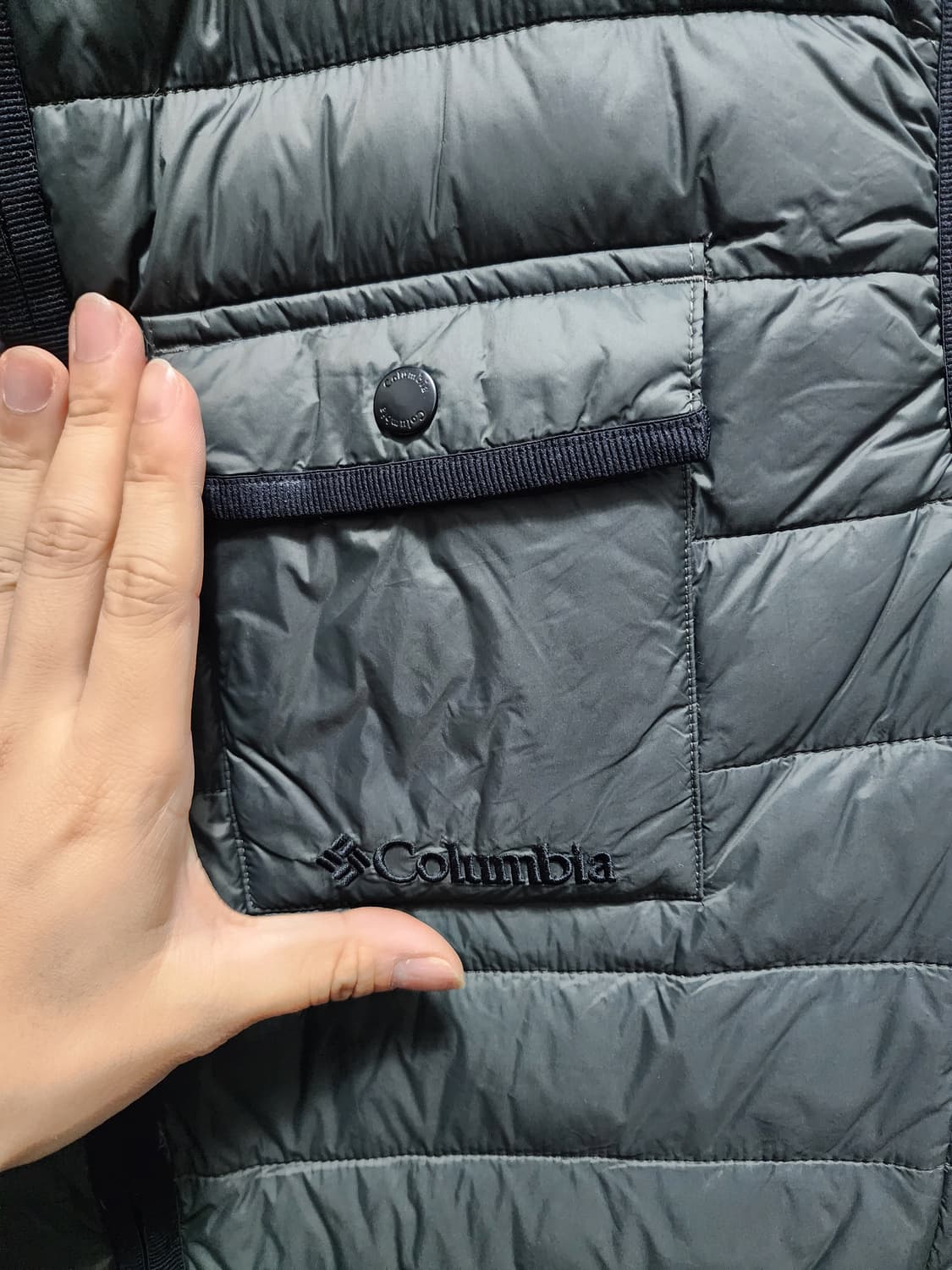 컬럼비아 경량 패딩 조끼 XXL 상품이미지4