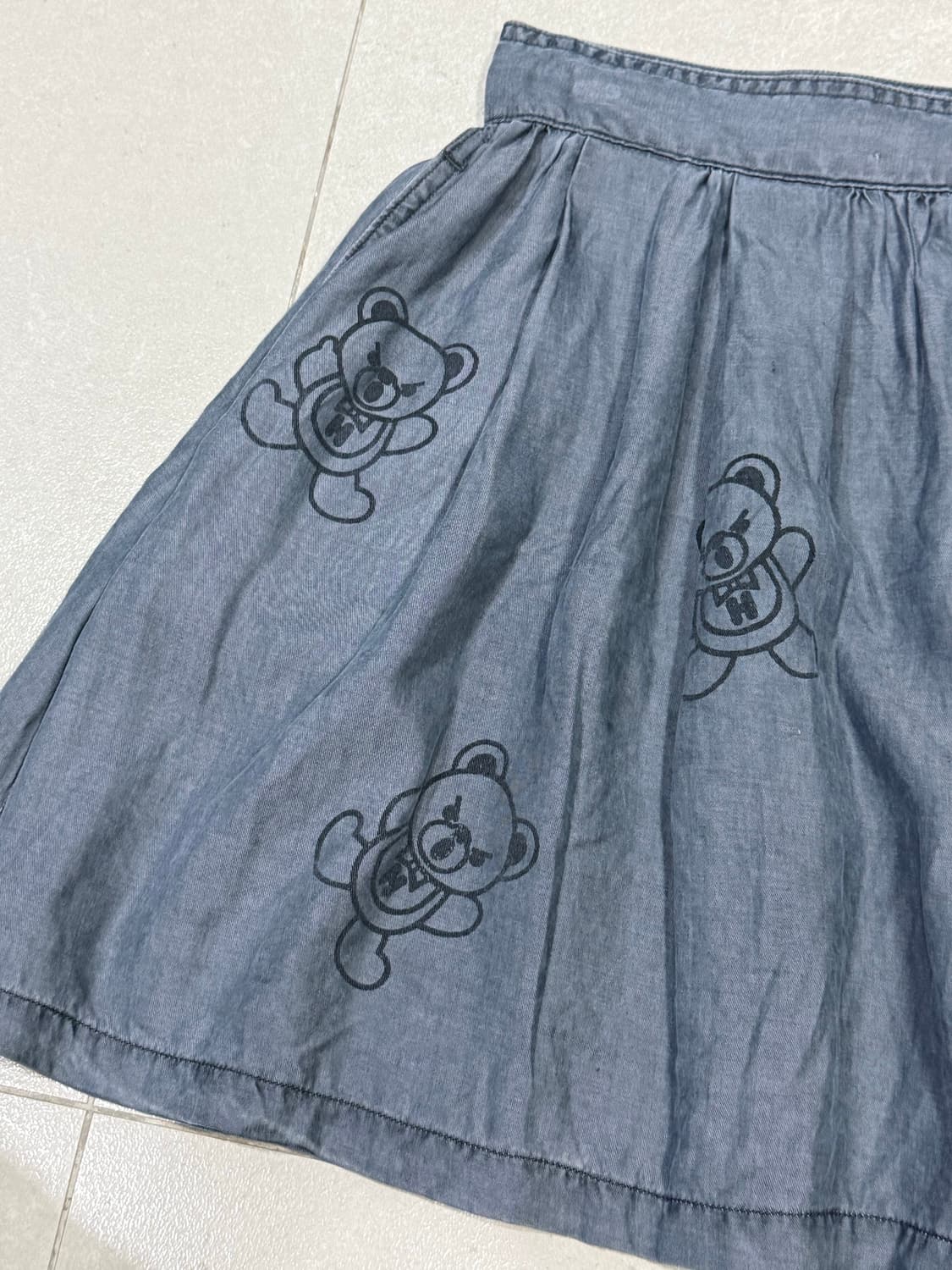 히스테릭 글래머 아카이브 퍽베어 그래픽 미니 스커트 치마 상품이미지2