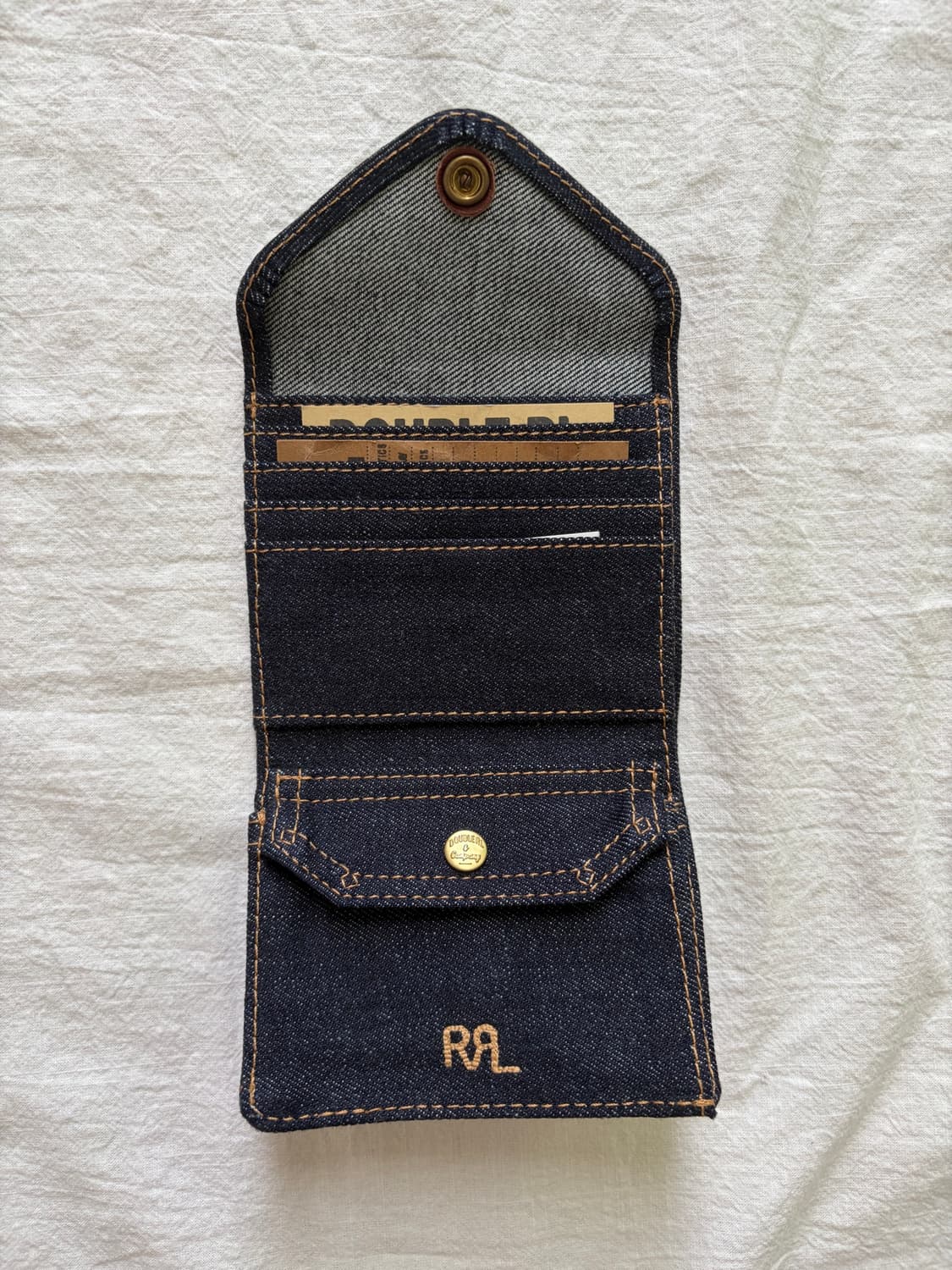 RRL/빌폴드 지갑 인디고 데님/새상품 상품이미지4