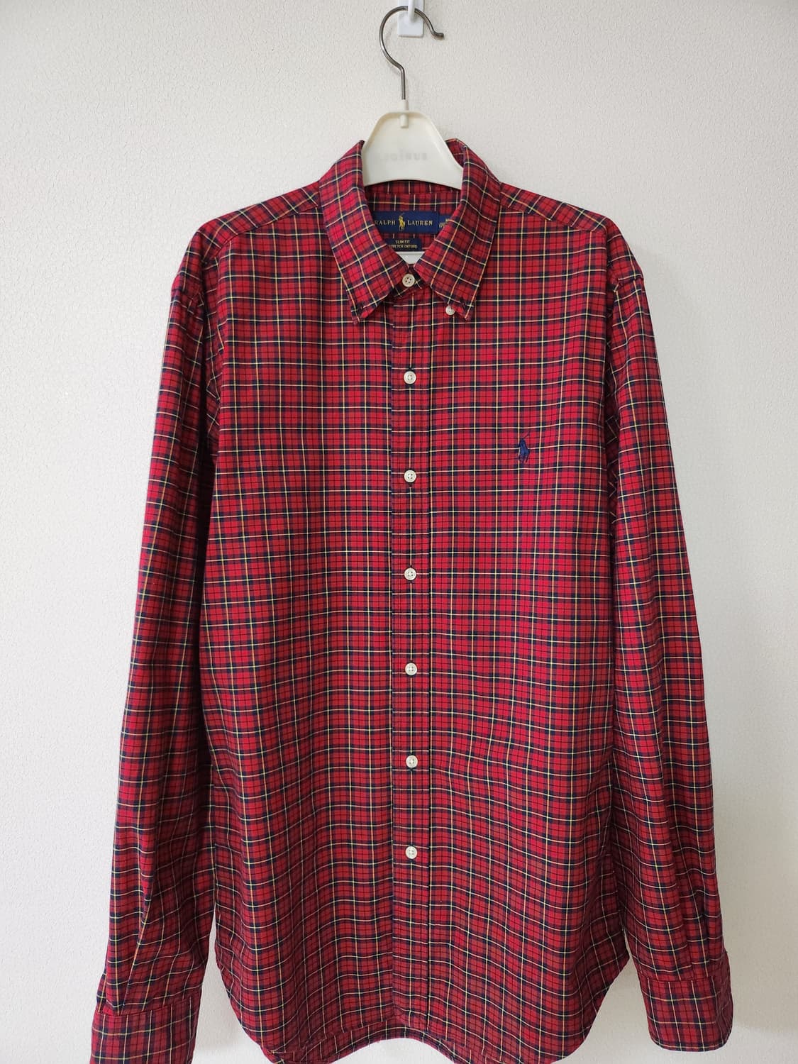 폴로랄프로렌 체크셔츠 (M 상품이미지3