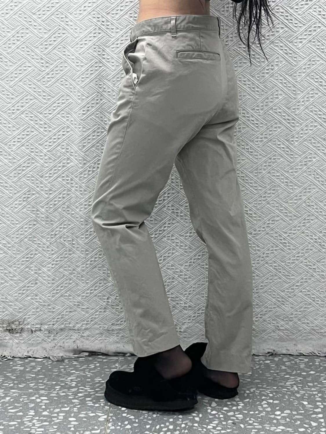 아페세 빈티지 모던 시크 캐주얼 코튼팬츠 면바지 32인치 C09800 상품이미지2