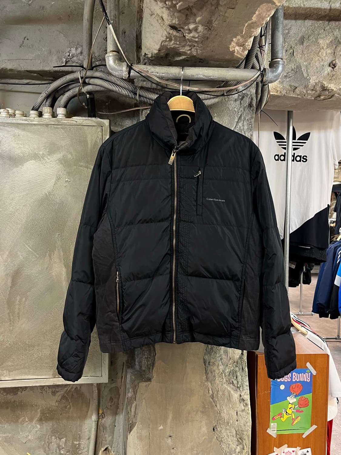 캘빈 클라인 진스 덕다운 패딩 자켓 블랙 XL  #csz2779  상품이미지1