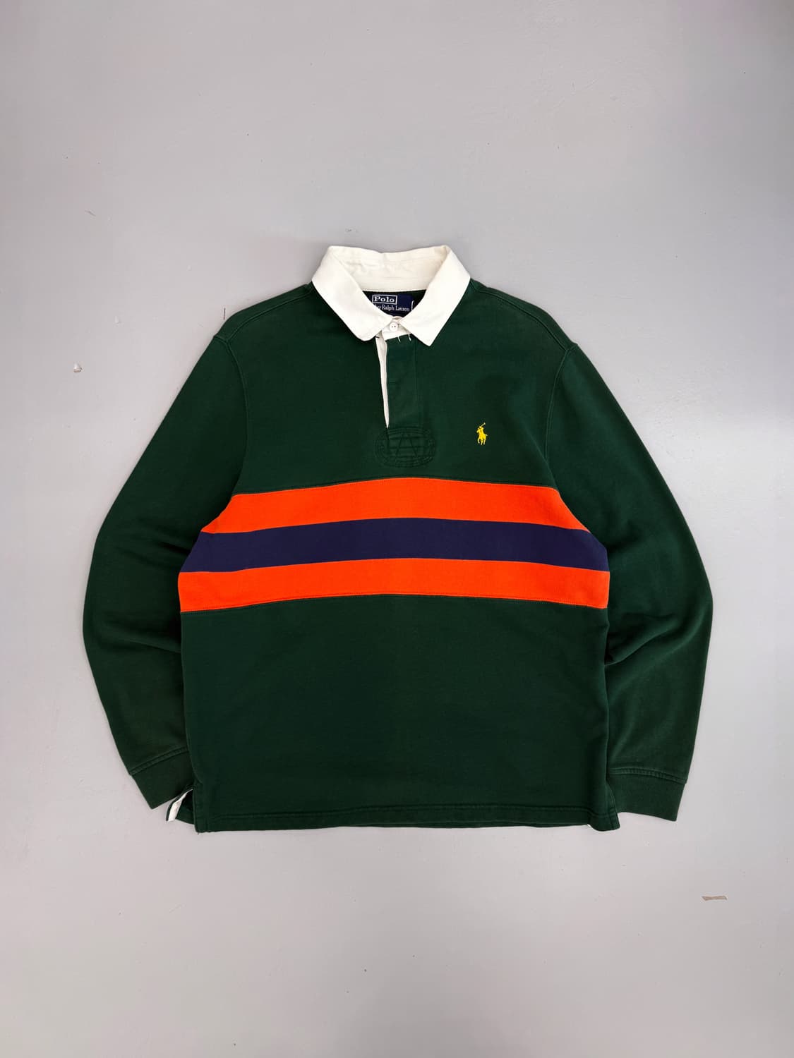 폴로 랄프로렌 00‘s 루즈핏 배색 럭비 스웻셔츠 상품이미지1