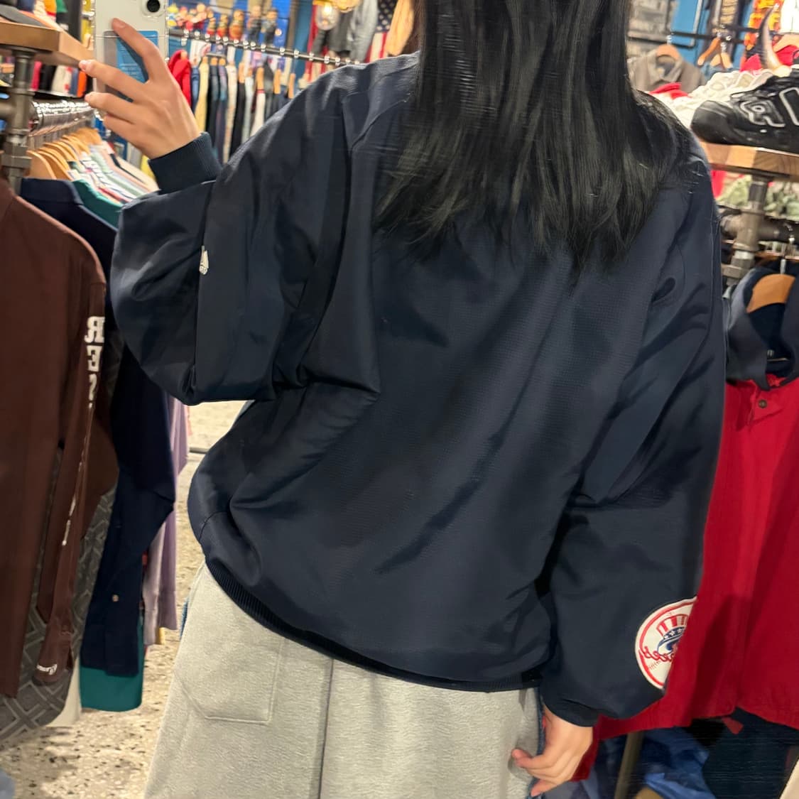 majestic 마제스틱 양키스 빅로고 점퍼 상품이미지5