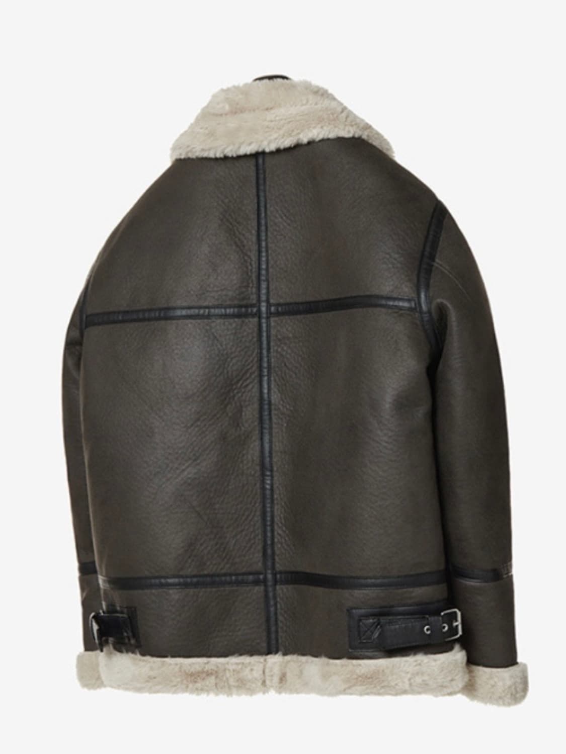 미나브 래더 스트랩 무스탕 자켓 상품이미지4