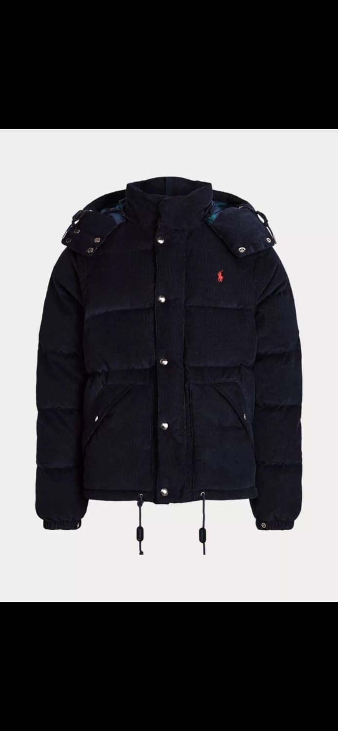 폴로 코듀로이 컨버터블 패딩  xl 사이즈 상품이미지1