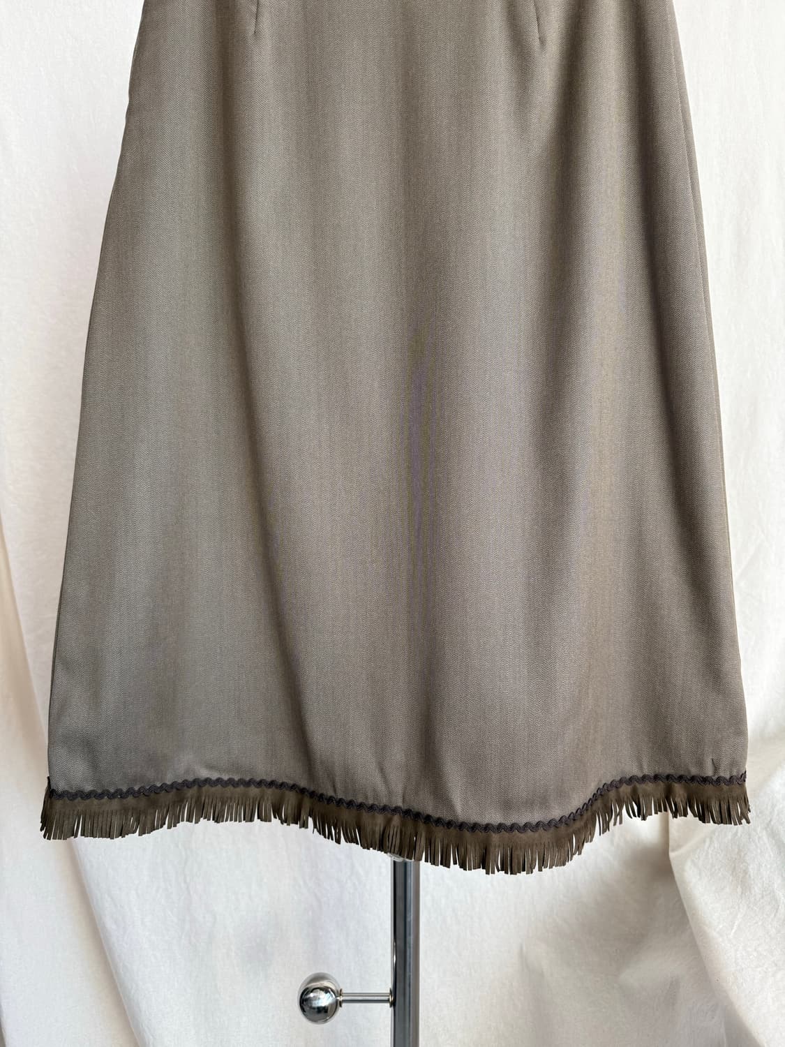 Bateau Mouche 프린지 미디 스커트 상품이미지6