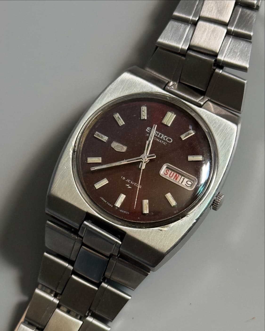 vintage SEIKO 5 Automatic metal watch 상품이미지1