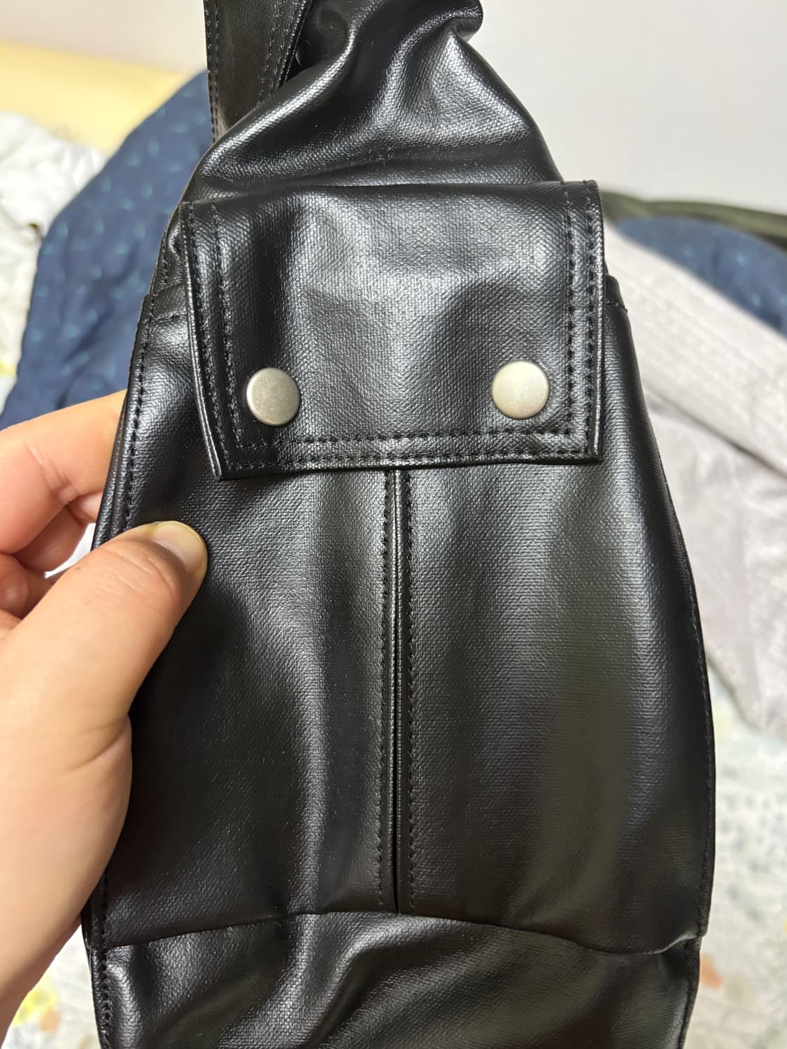 포터 프리스타일 숄더백 L사이즈 블랙 상품이미지5