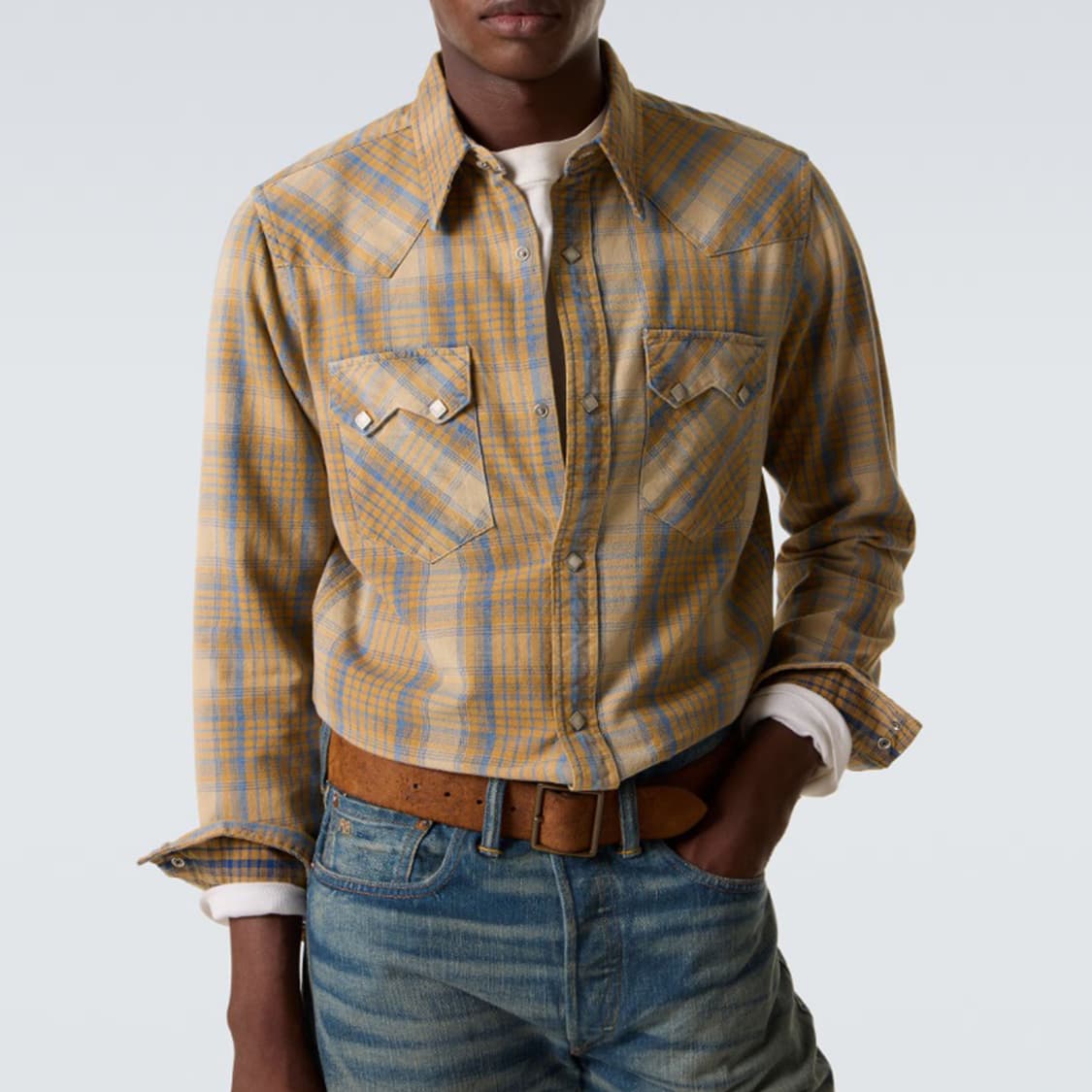 (M/새제품)RRL 25fw 웨스턴 셔츠 더블알엘 상품이미지3