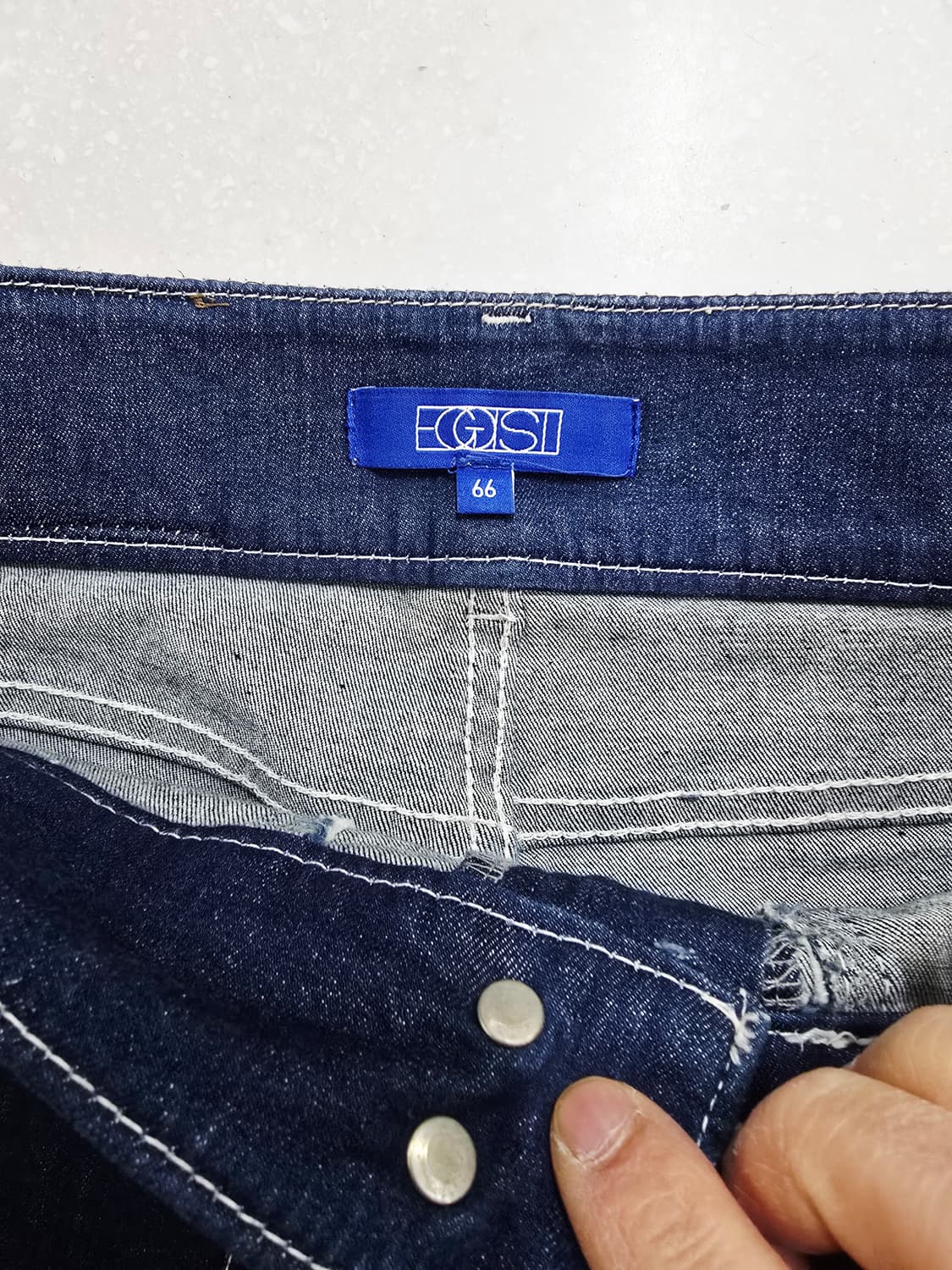 에고이스트 하이웨스트 부츠컷 데님 팬츠66 상품이미지9