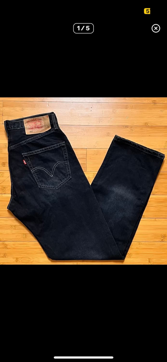 리바이스 501 데님팬츠 W L 상품이미지1