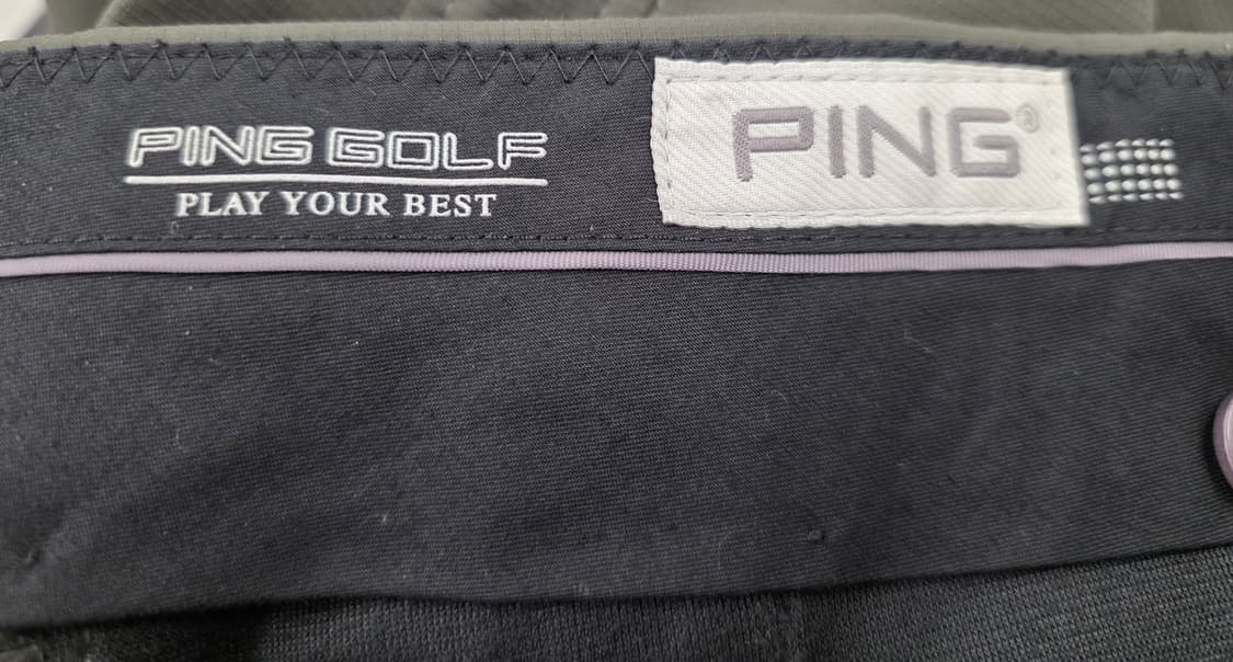 PING 핑 골프 남자 얇은기모바지.  싸이즈35 상품이미지6